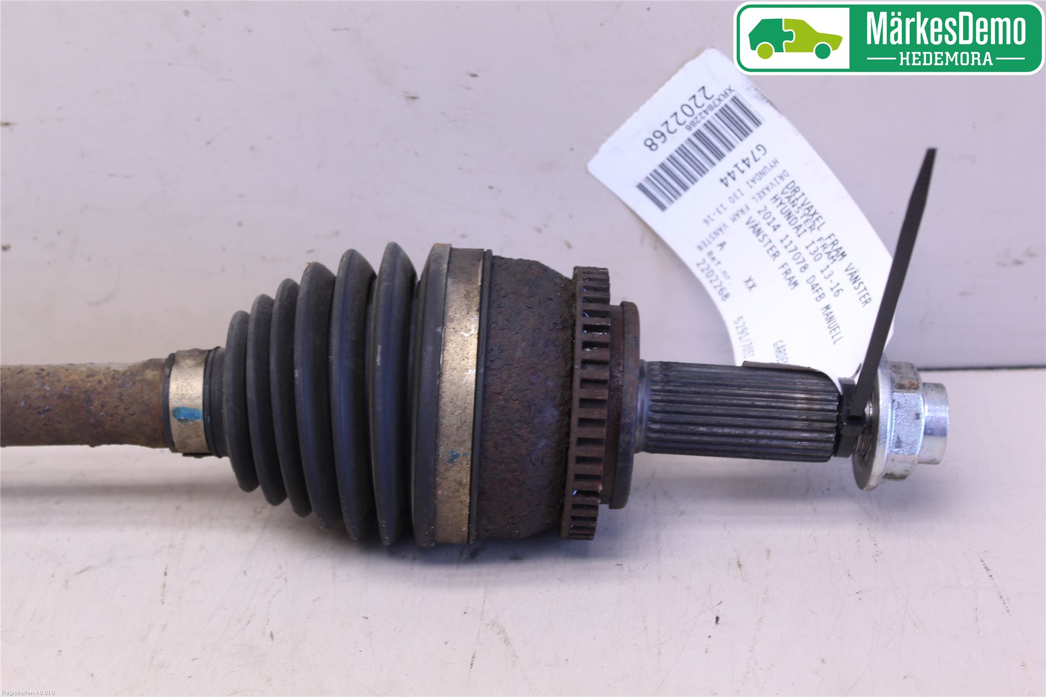 Hyundai i30 GD 13-17 Drivaksel Foran Kompl Venstre