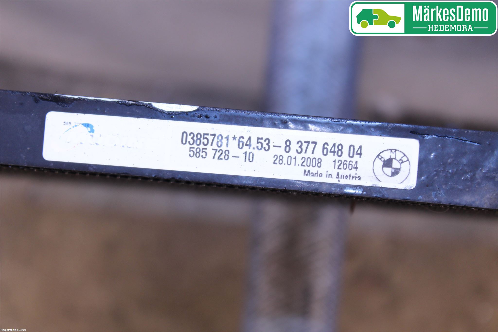 BMW X3 E83     03-10 Varme Ac Kondenser-Kjøler