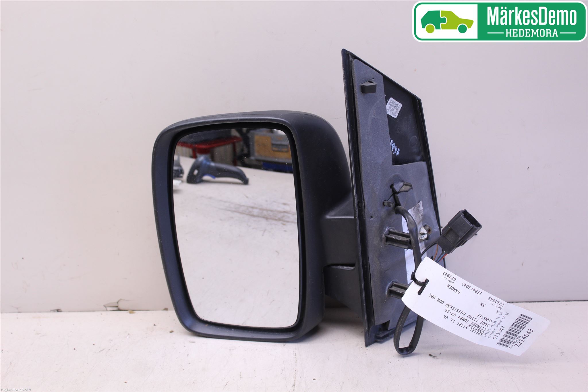 Citroen JUMPY 07-16 Speil V M-El Justering