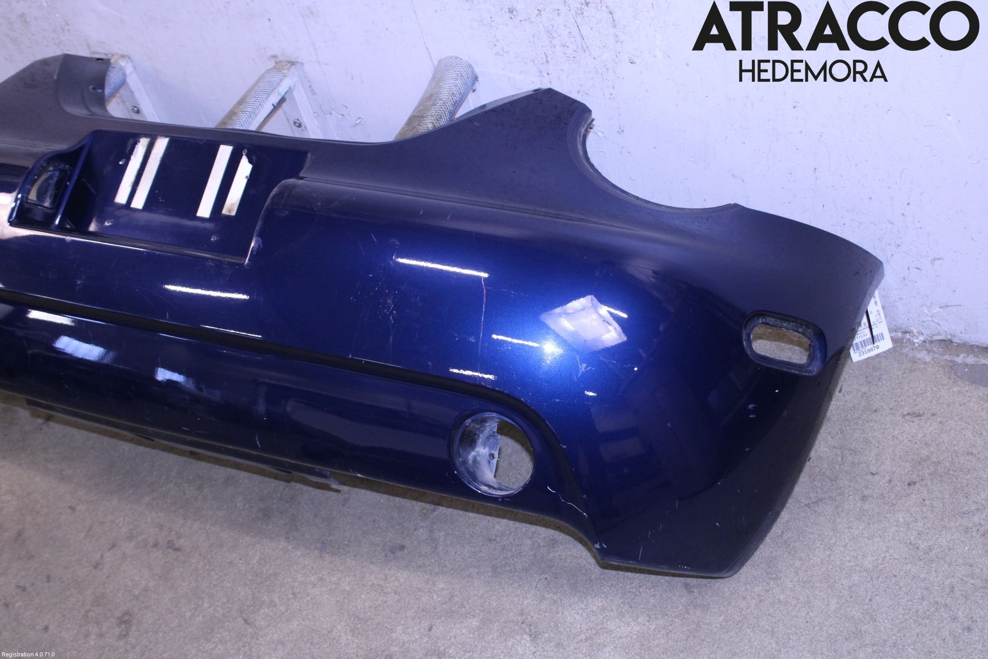Volkswagen VW BEETLE 98-10 Støtfanger Bak Overtrekk