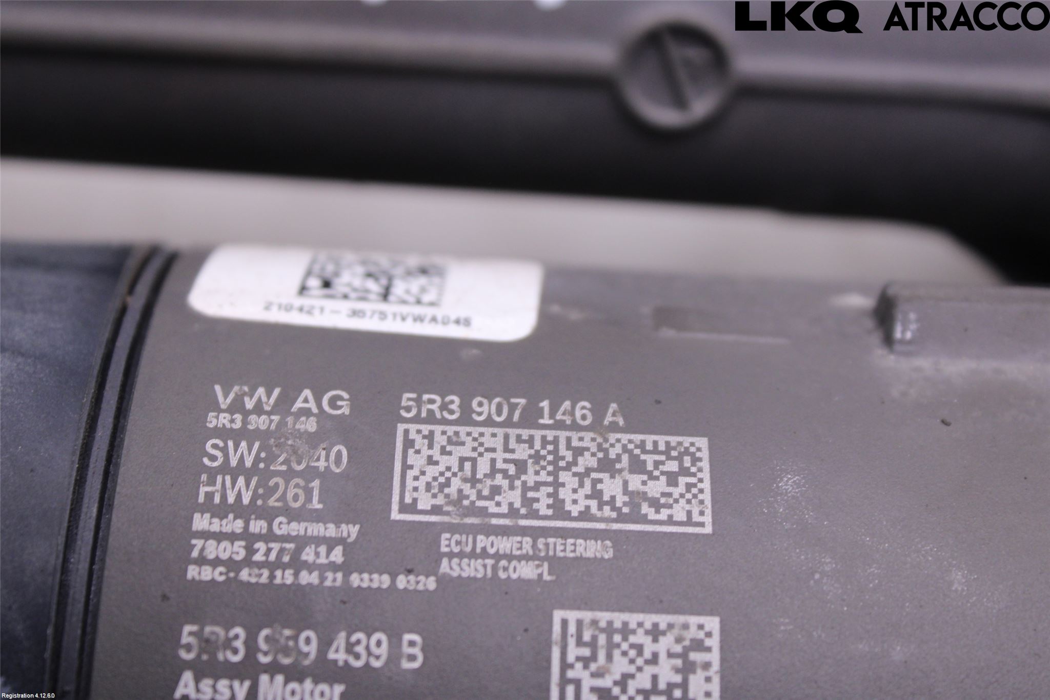 Volkswagen VW CADDY 21- Styrväxel/Snäcka Elektrisk