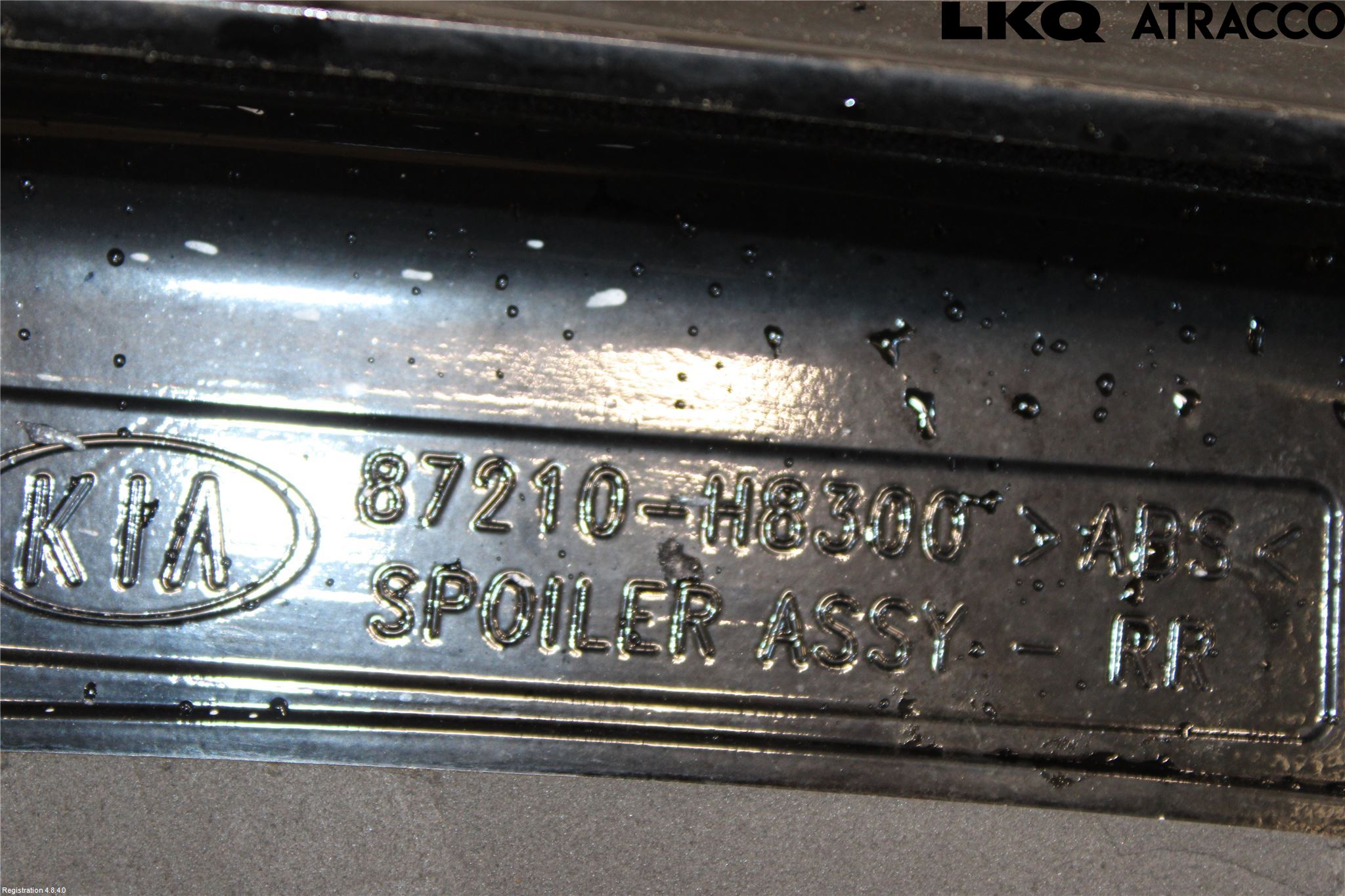 Kia RIO 17- Spoiler Bakluke