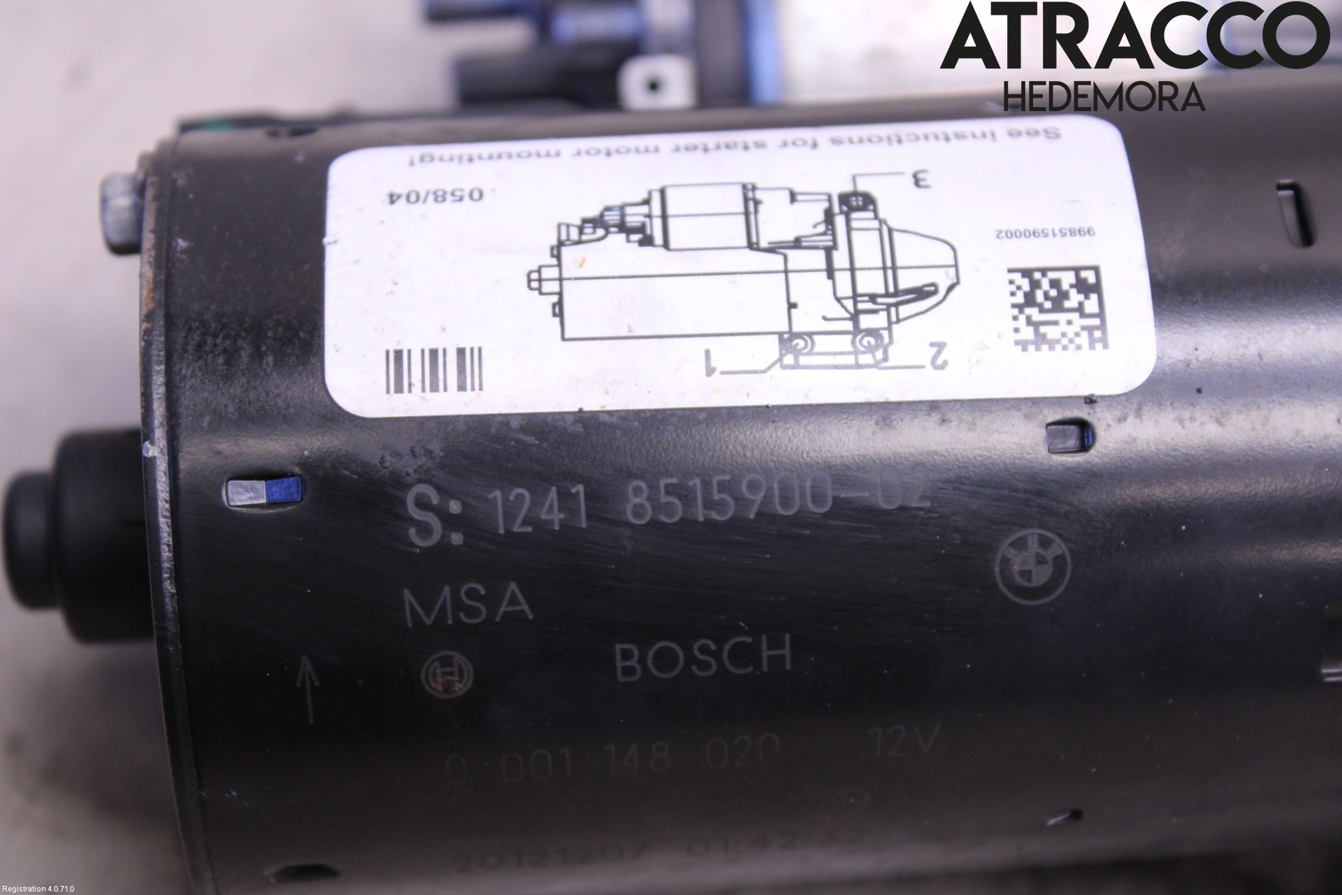 BMW 6 F12/F13 10-18 Startmotor Diesel