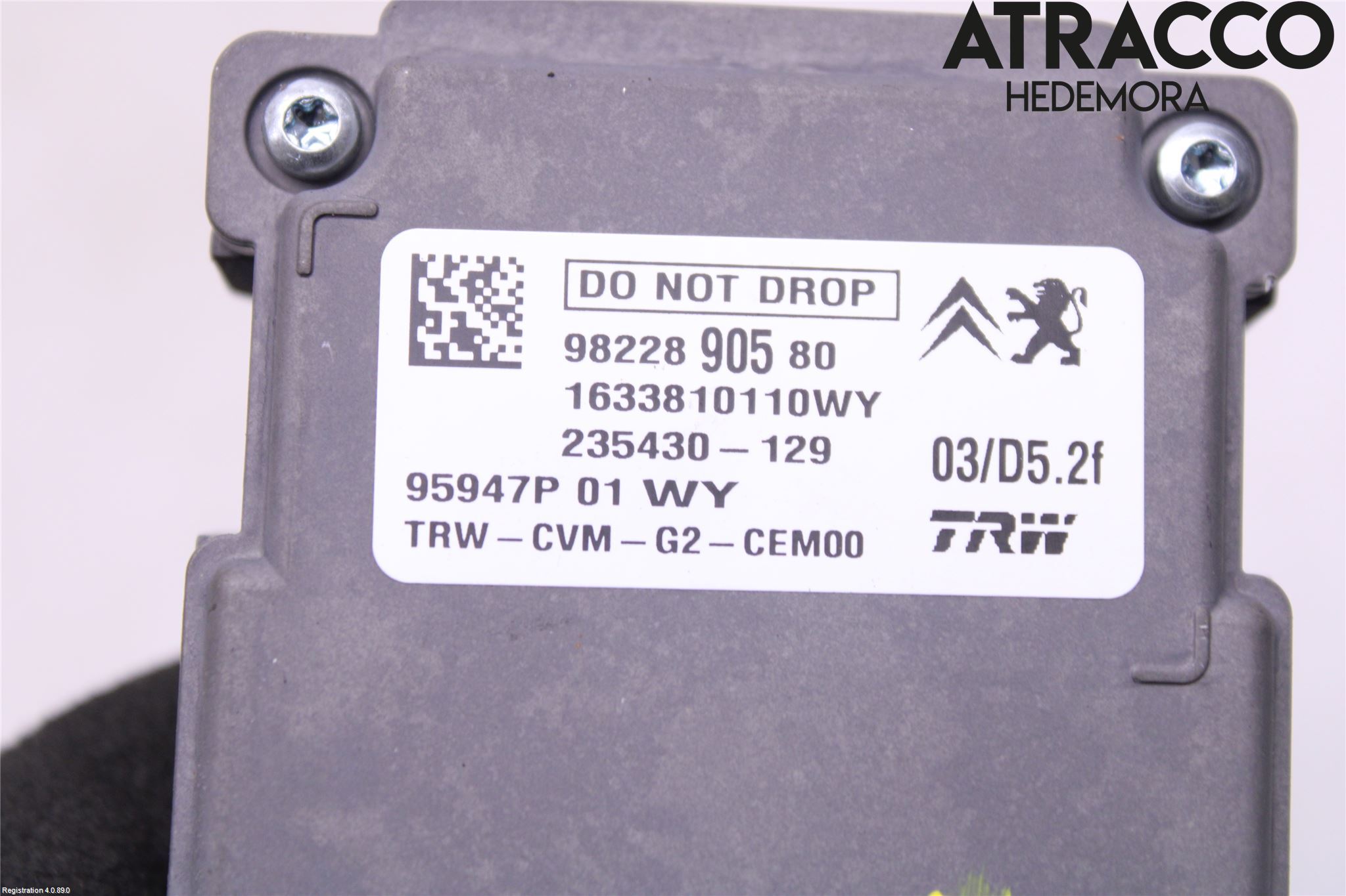 Citroen C3 10-17 Sensor Kollisjonsbeskyttelse