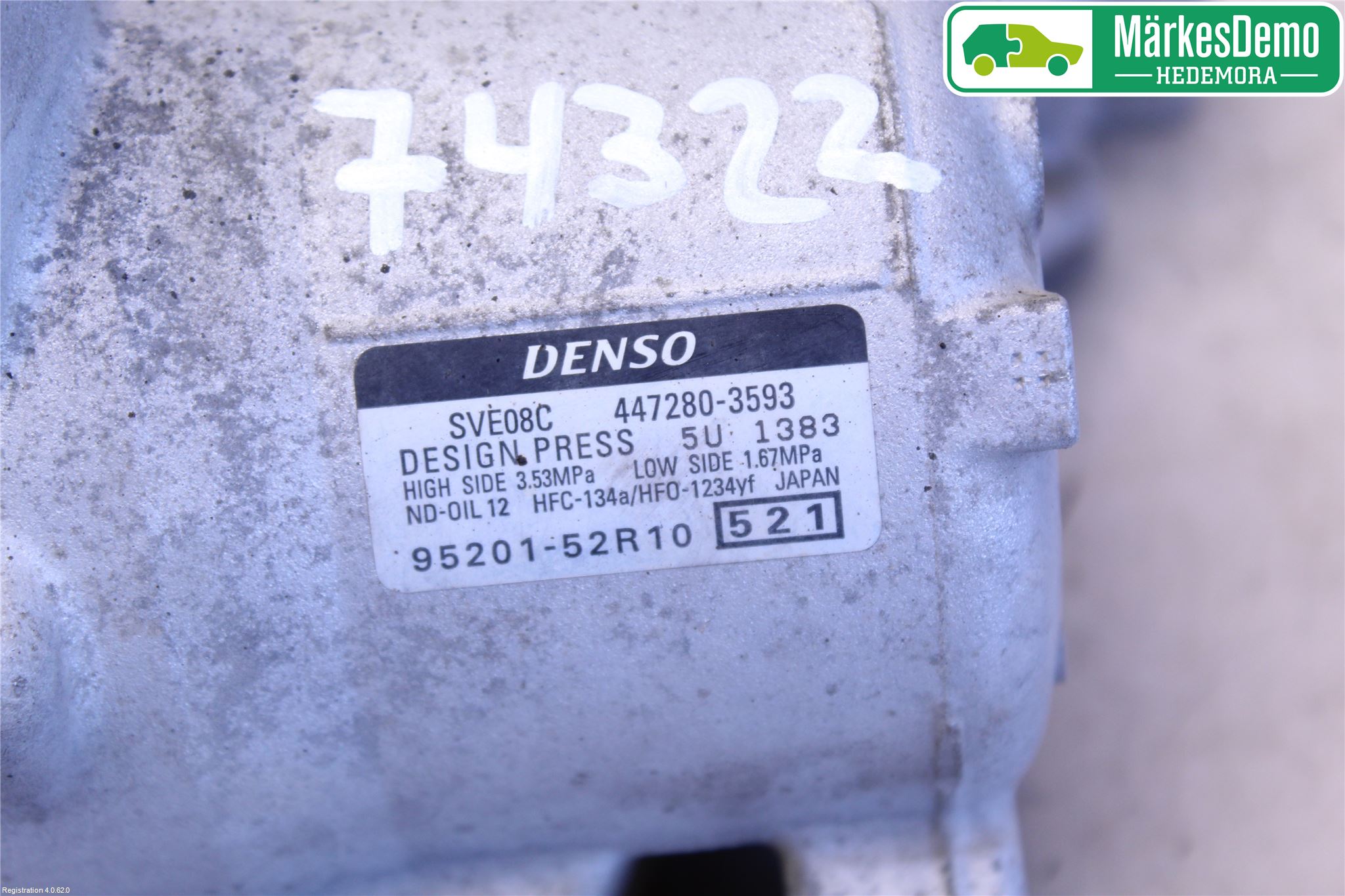 Suzuki SWIFT 17-24 Varme Ac Kompressor