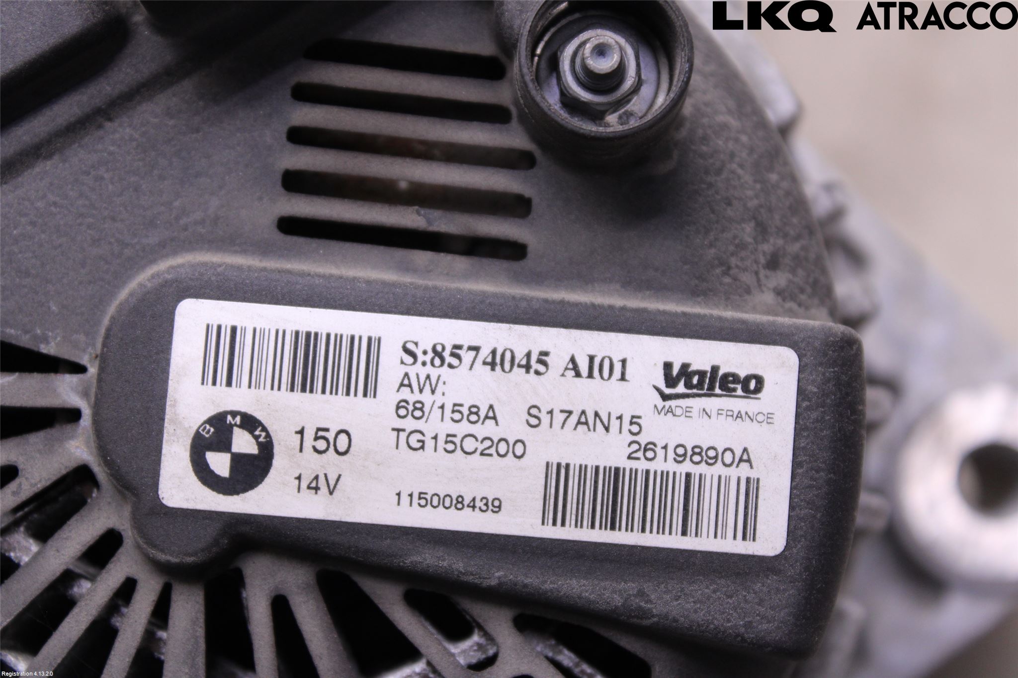 Toyota AVENSIS 16-18 Dynamo