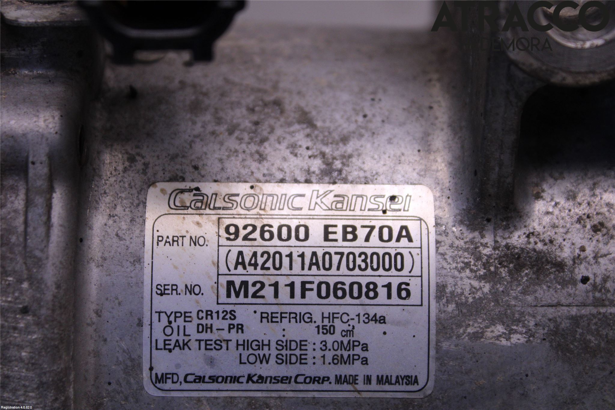 Nissan NAVARA 05-16 Varme Ac Kompressor