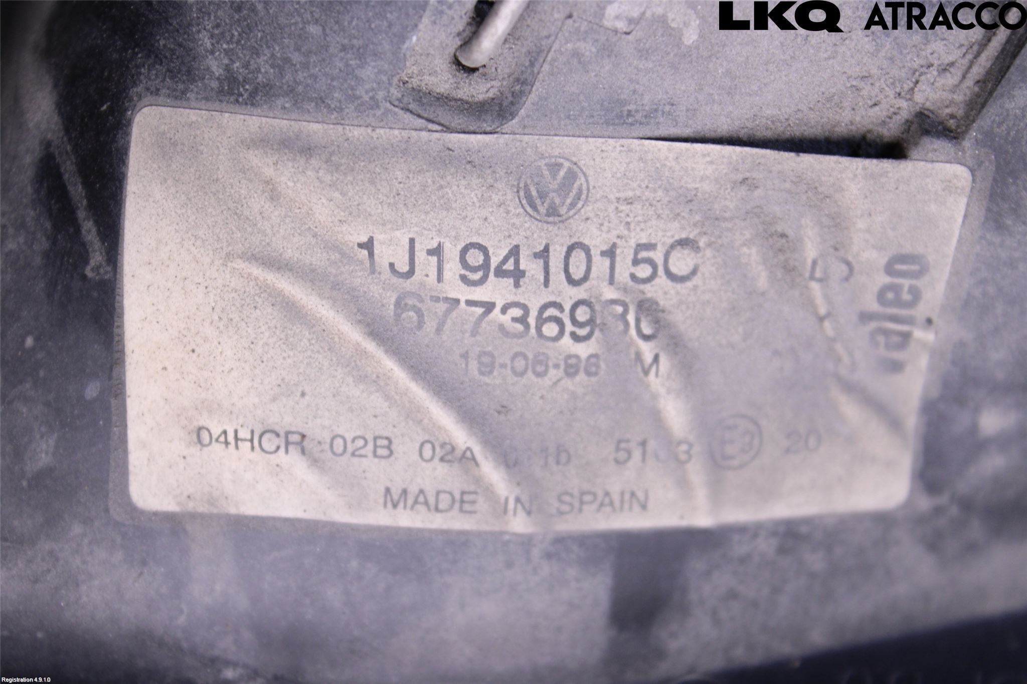 Volkswagen VW GOLF IV 98-06 Frontlykt Venstre