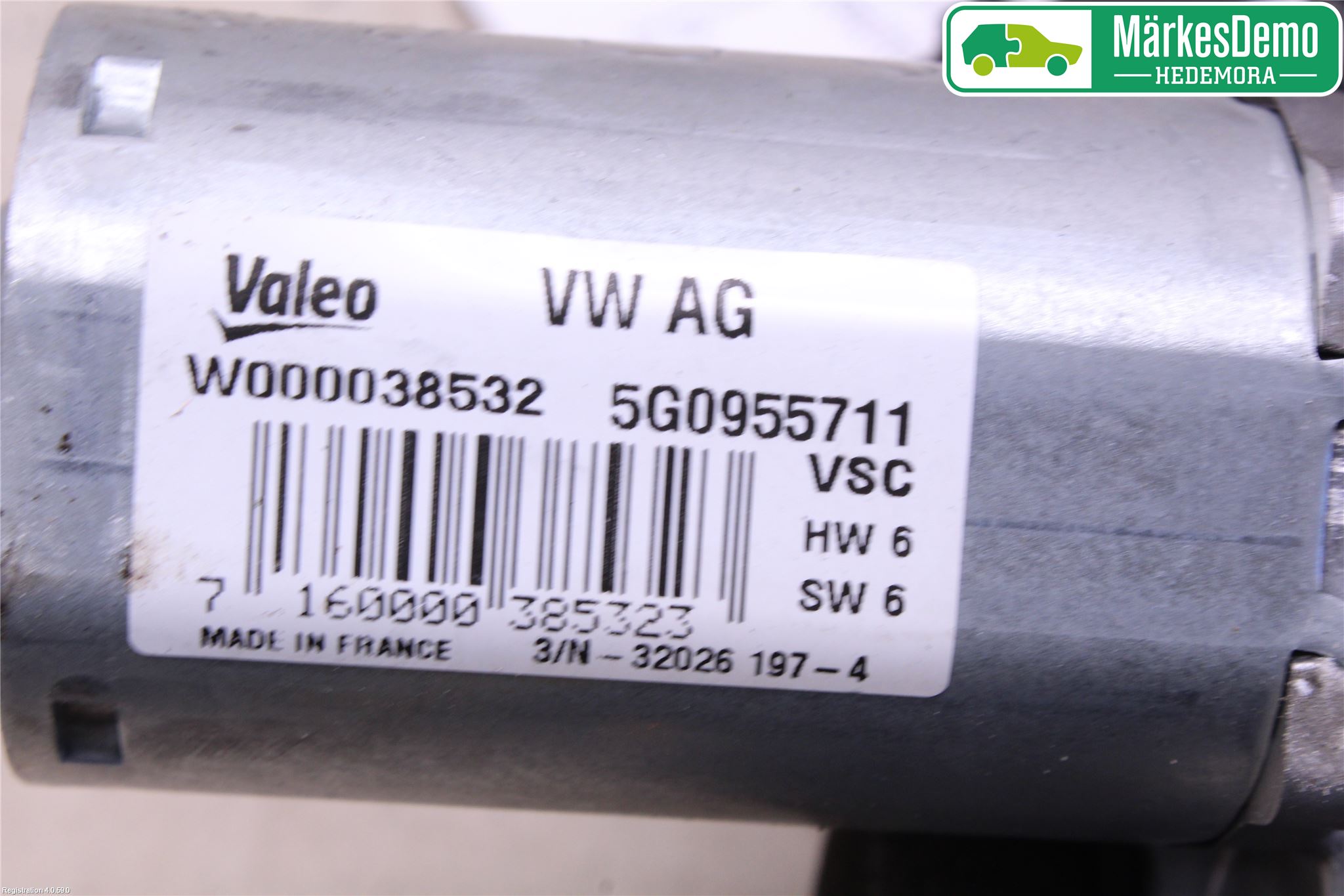 Volkswagen VW GOLF / E-GOLF VII 13-20 Viskermotor Bakluke