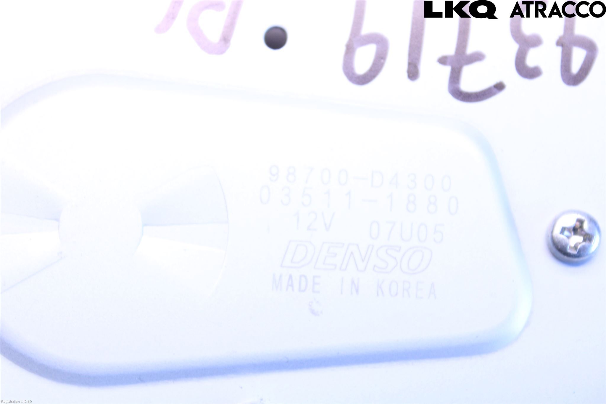 Kia OPTIMA 16-20 Viskermotor Bakluke