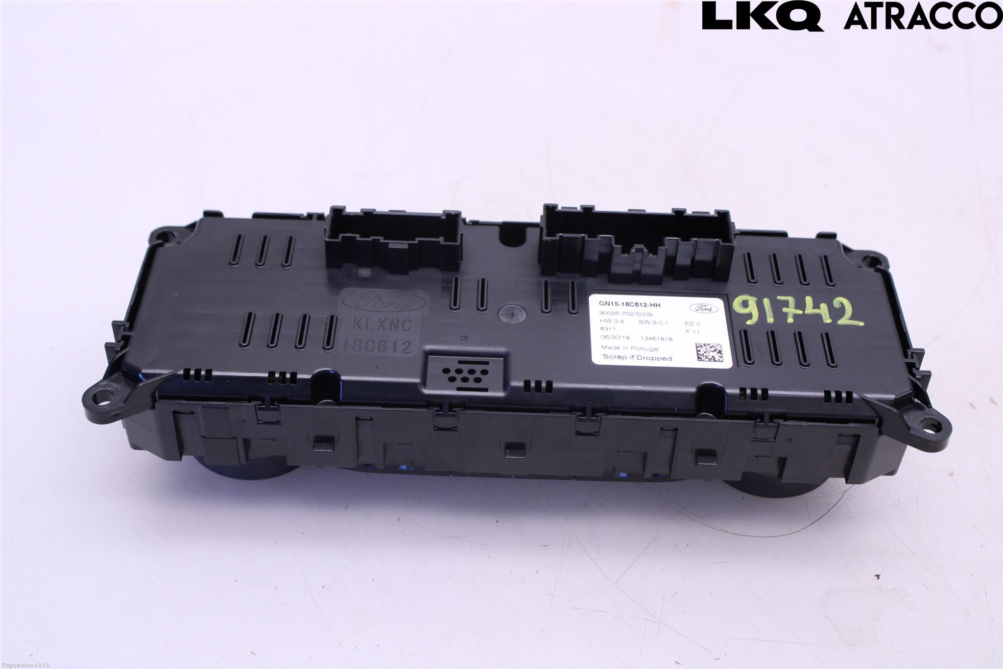 Ford ECOSPORT 17- Varme Ac Betjening-Display