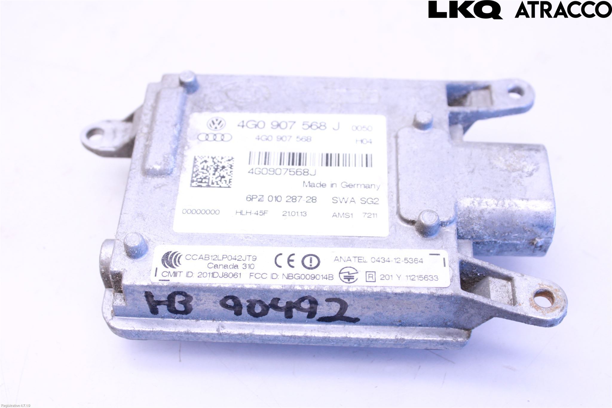 Audi A7/S7 4G 11-17 Sensor Kollisjonsbeskyttelse
