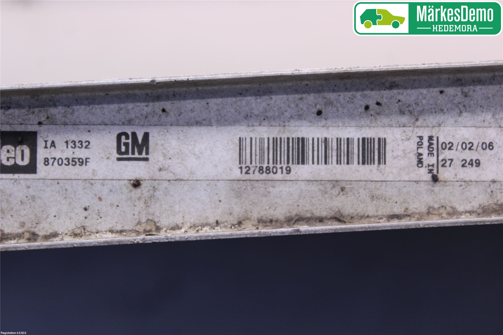 Opel VECTRA C 06-08 Intercooler Radiator
