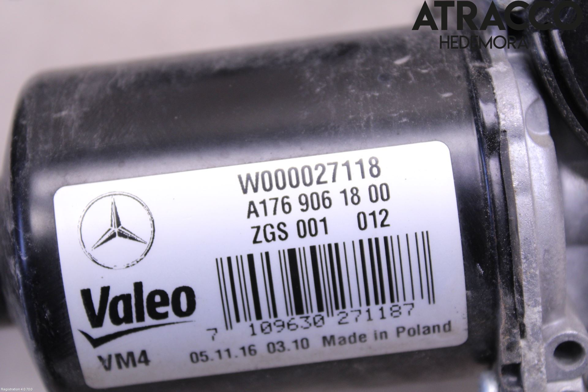 Mercedes-Benz MB CLA-KLASS (C117/X117) 13-19 Viskermotor Frontrute