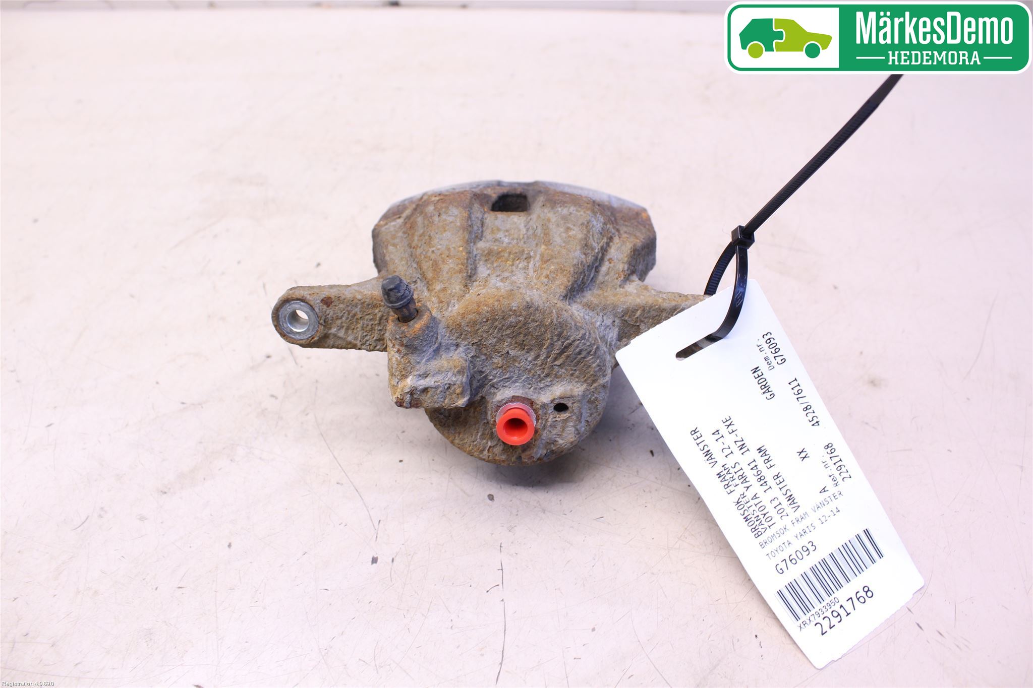 Toyota YARIS XP130 12-14 Bremsecaliper Foran Venstre