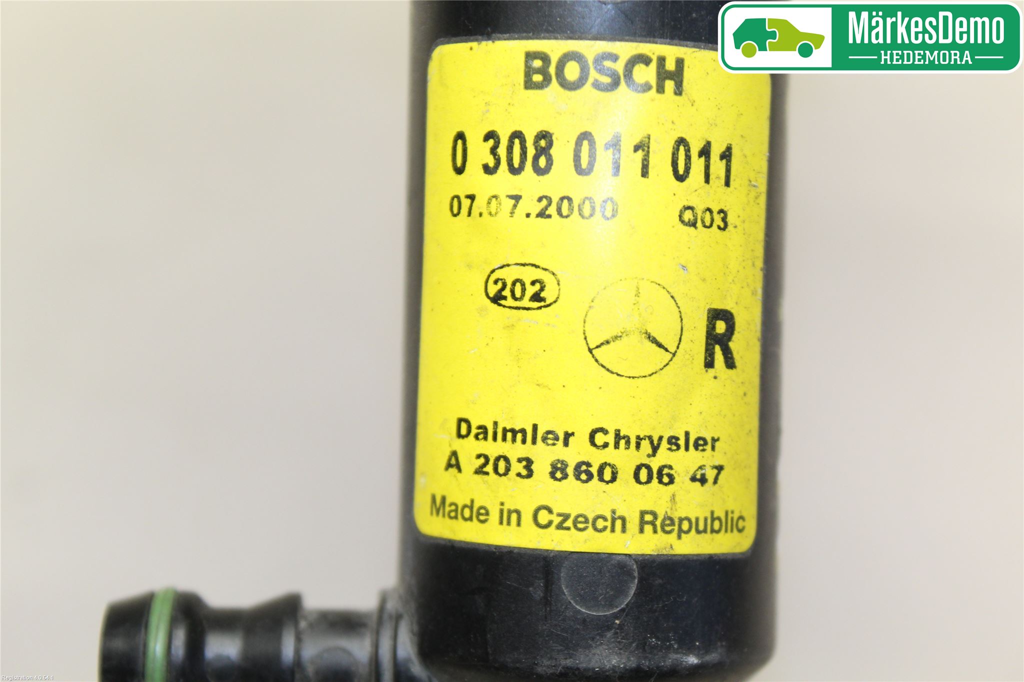 Mercedes-Benz MB C (203) 00-07 Spylerdyse Frontlykter
