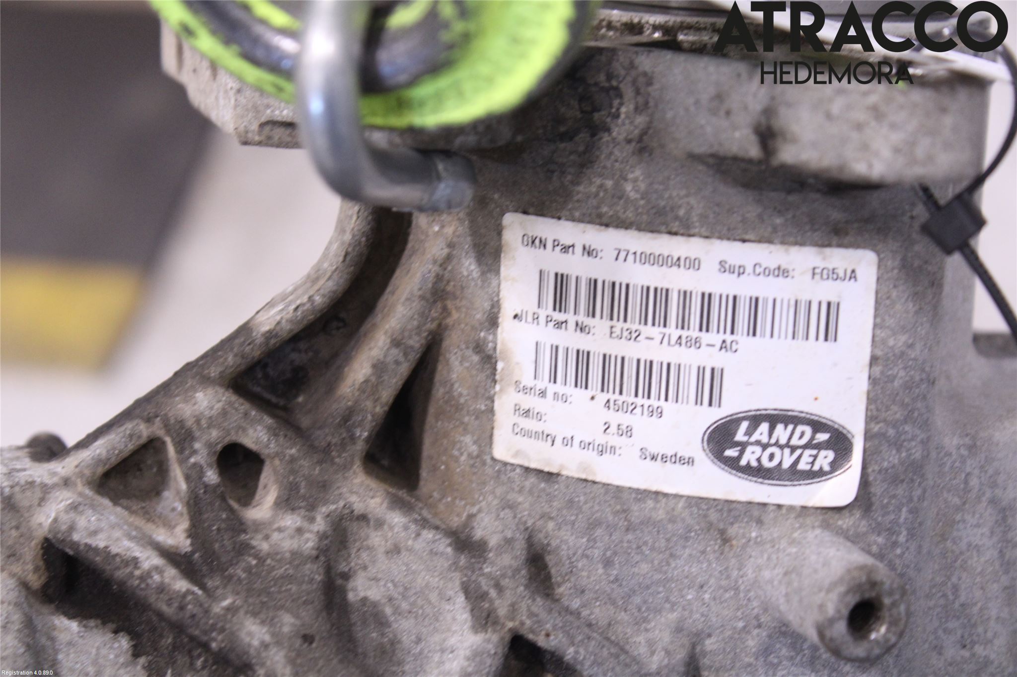 Landrover LAND ROVER DISCOVERY SPORT 15- Gearkasse Fordelingskasse