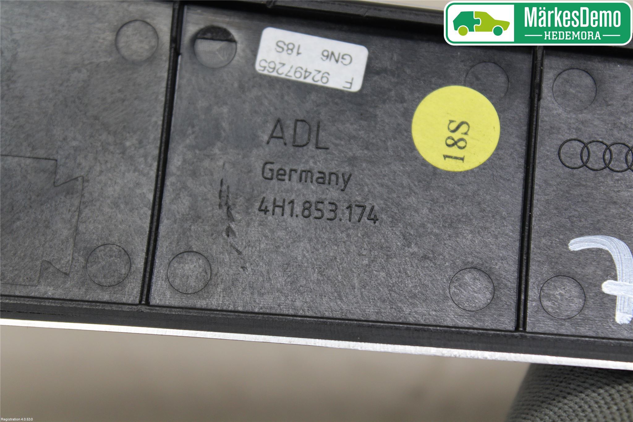 Audi A8/S8 4H 10-17 Innr Dekor Instrbord