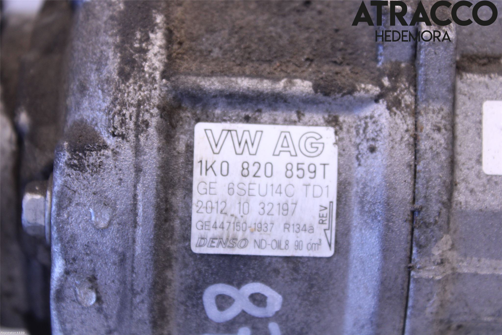 Skoda OCTAVIA (1Z) 05-13 Varme Ac Kompressor