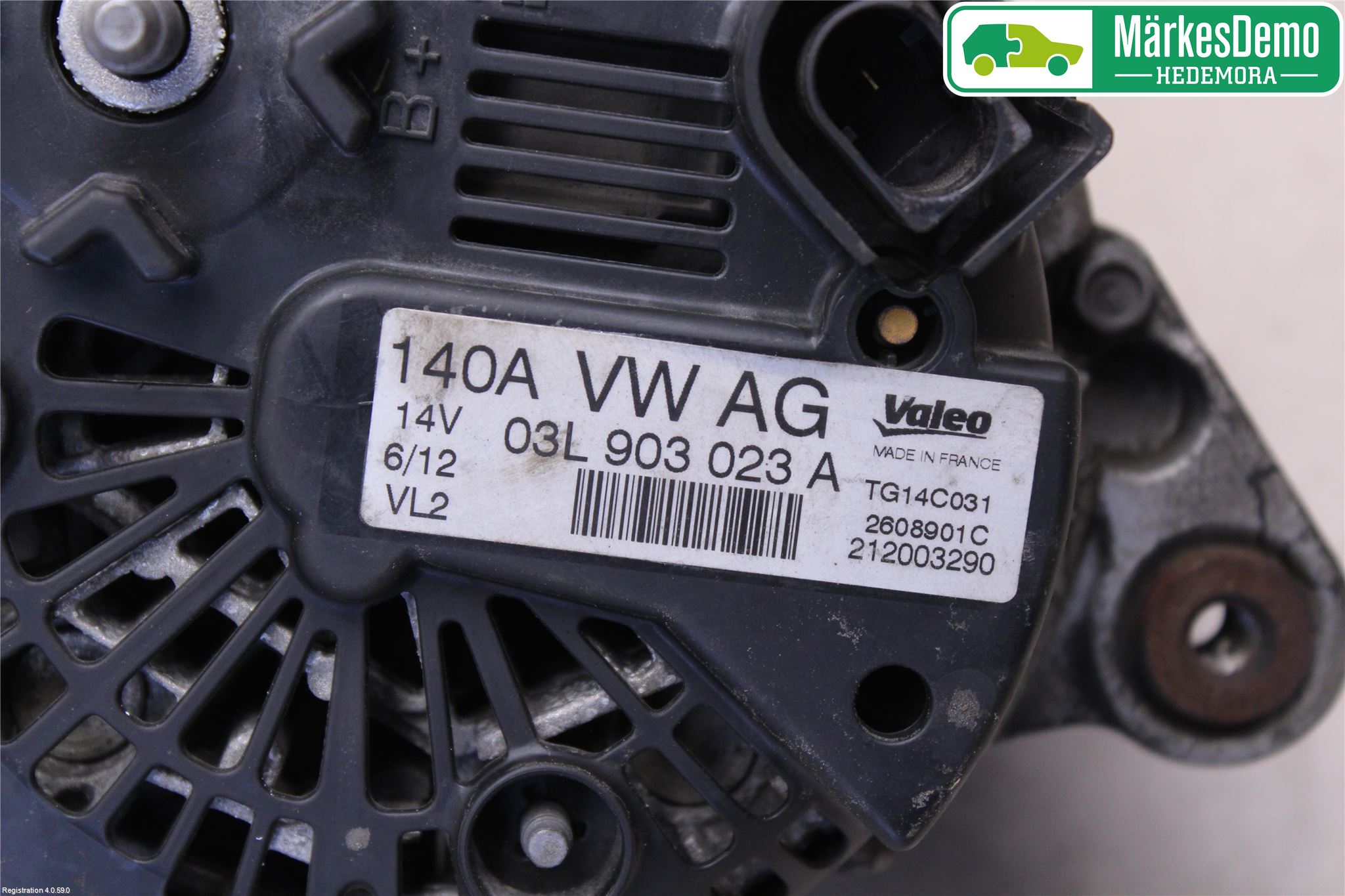 Volkswagen VW GOLF VI 09-13 Dynamo