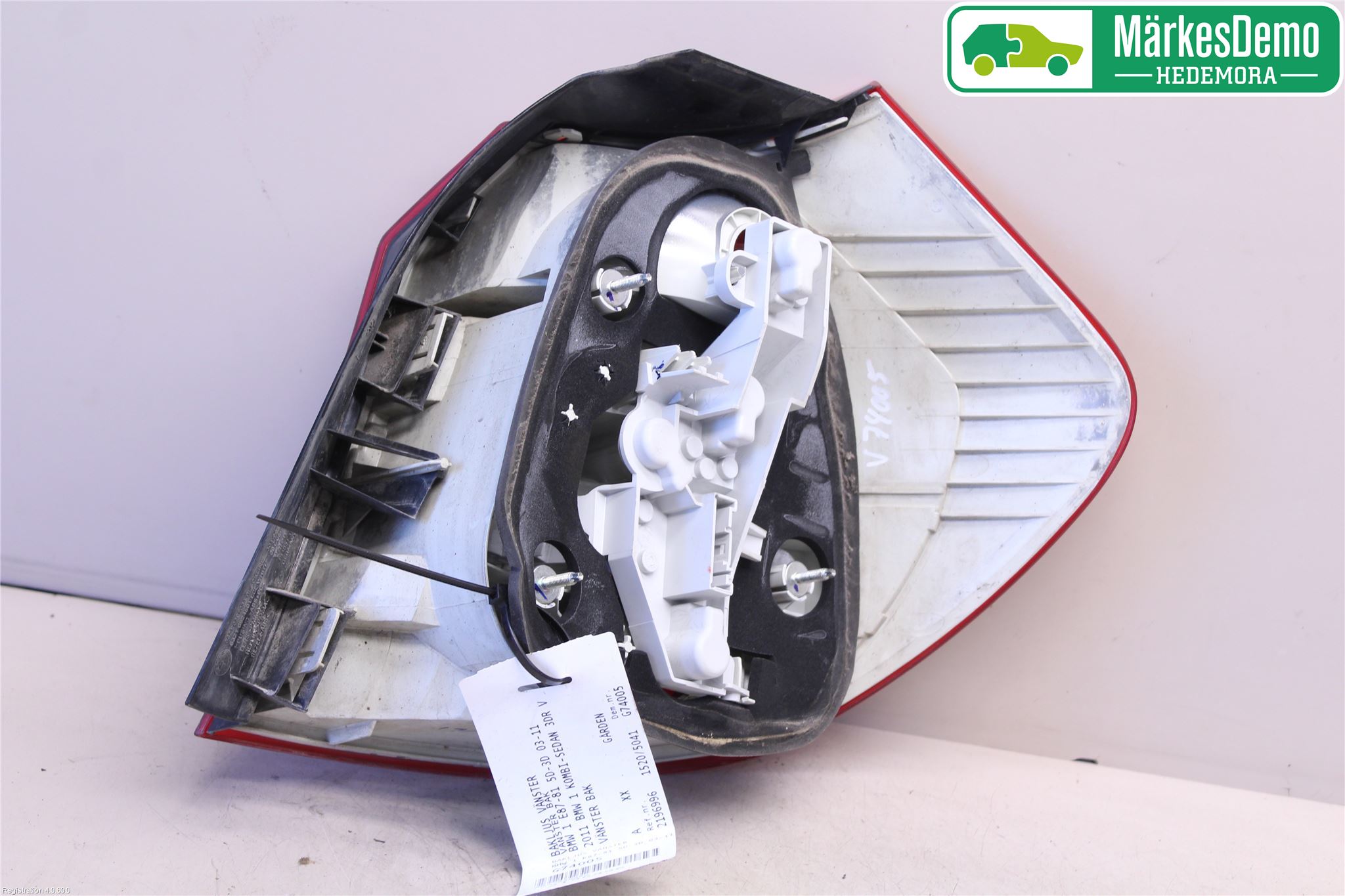 BMW 1 E87/81 5D/3D 03-11 Baklykt Venstre