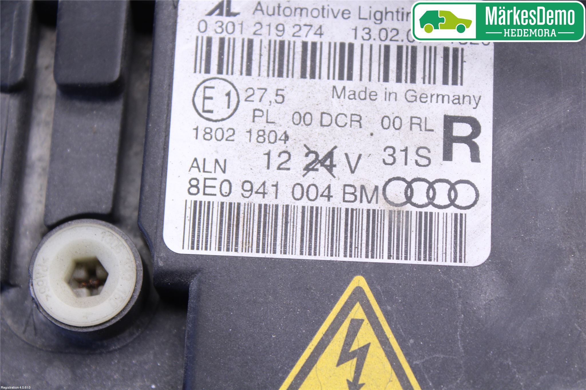 Audi A4/S4 05-07 Frontlykt Høyre