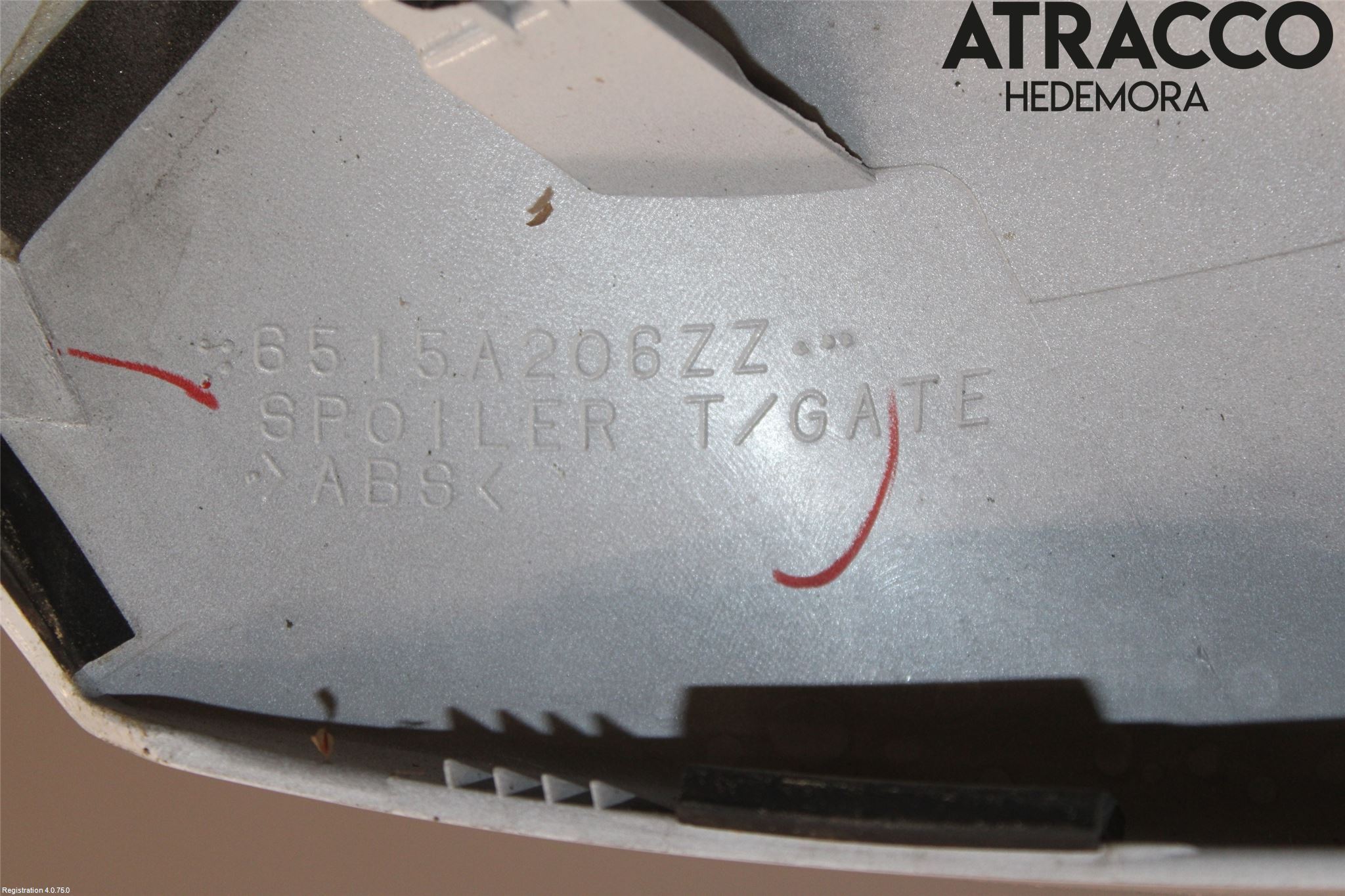 Mitsubishi ASX 10-22 Spoiler Bakluke