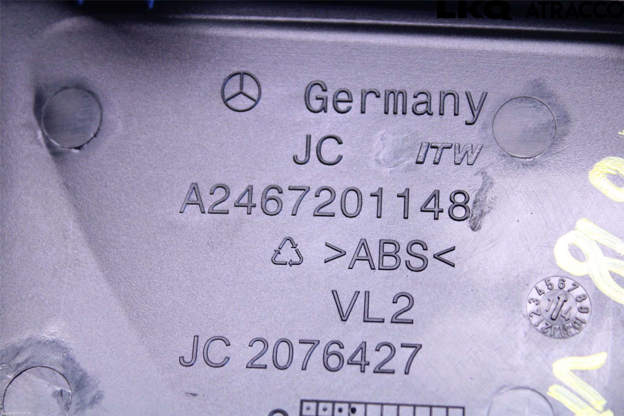 Mercedes-Benz MB GLA-KLASS (X156) 13-20 Innr Dørhandtak V Indre