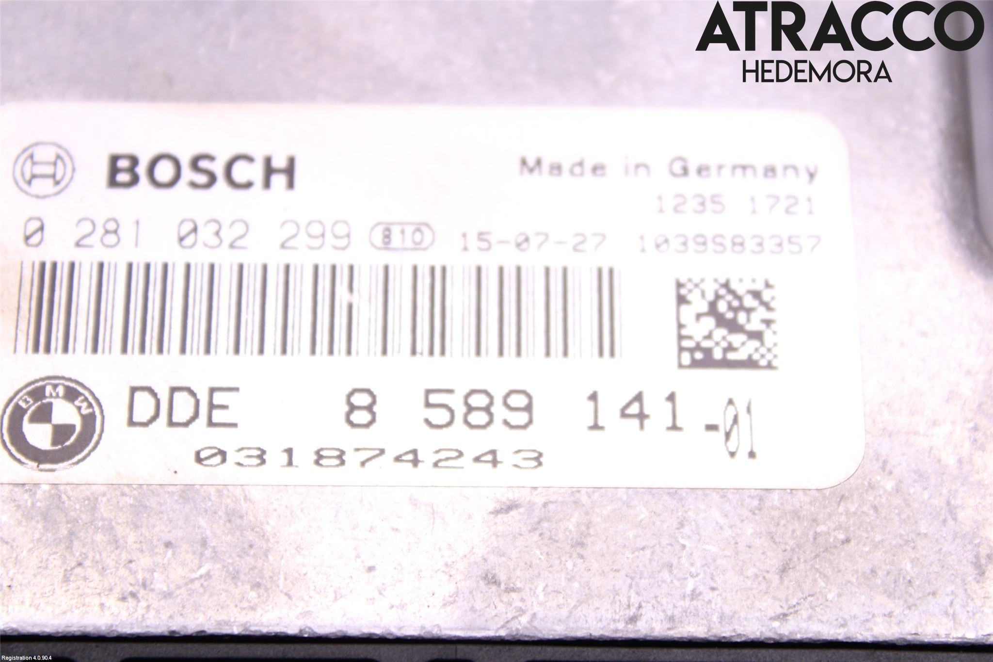 BMW 3 GT F34 13-19 Styreenhet Dieselpumpe
