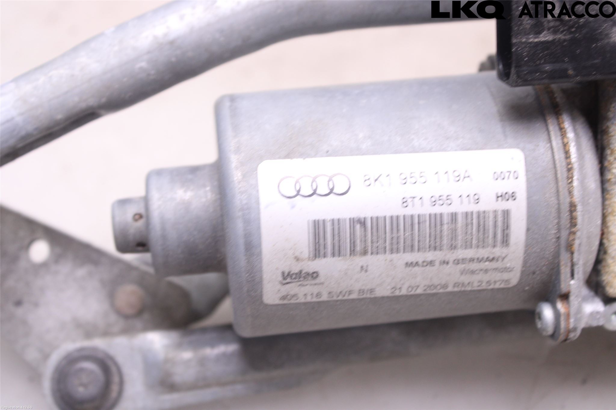 Audi A4/S4 08-11 Viskermotor Frontrute