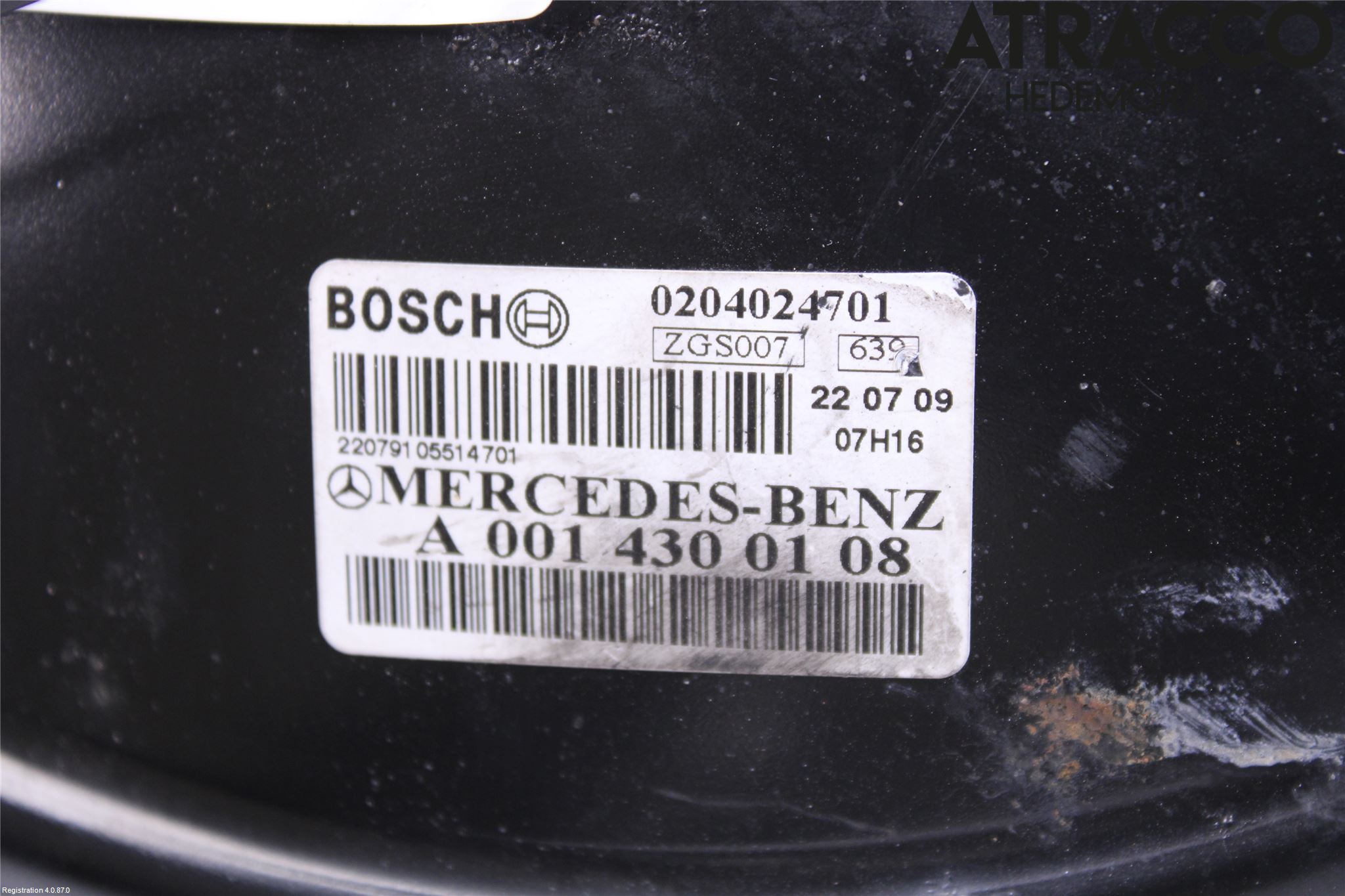 Mercedes-Benz MB VITO/VIANO (W639) 04-14 Bremseservo