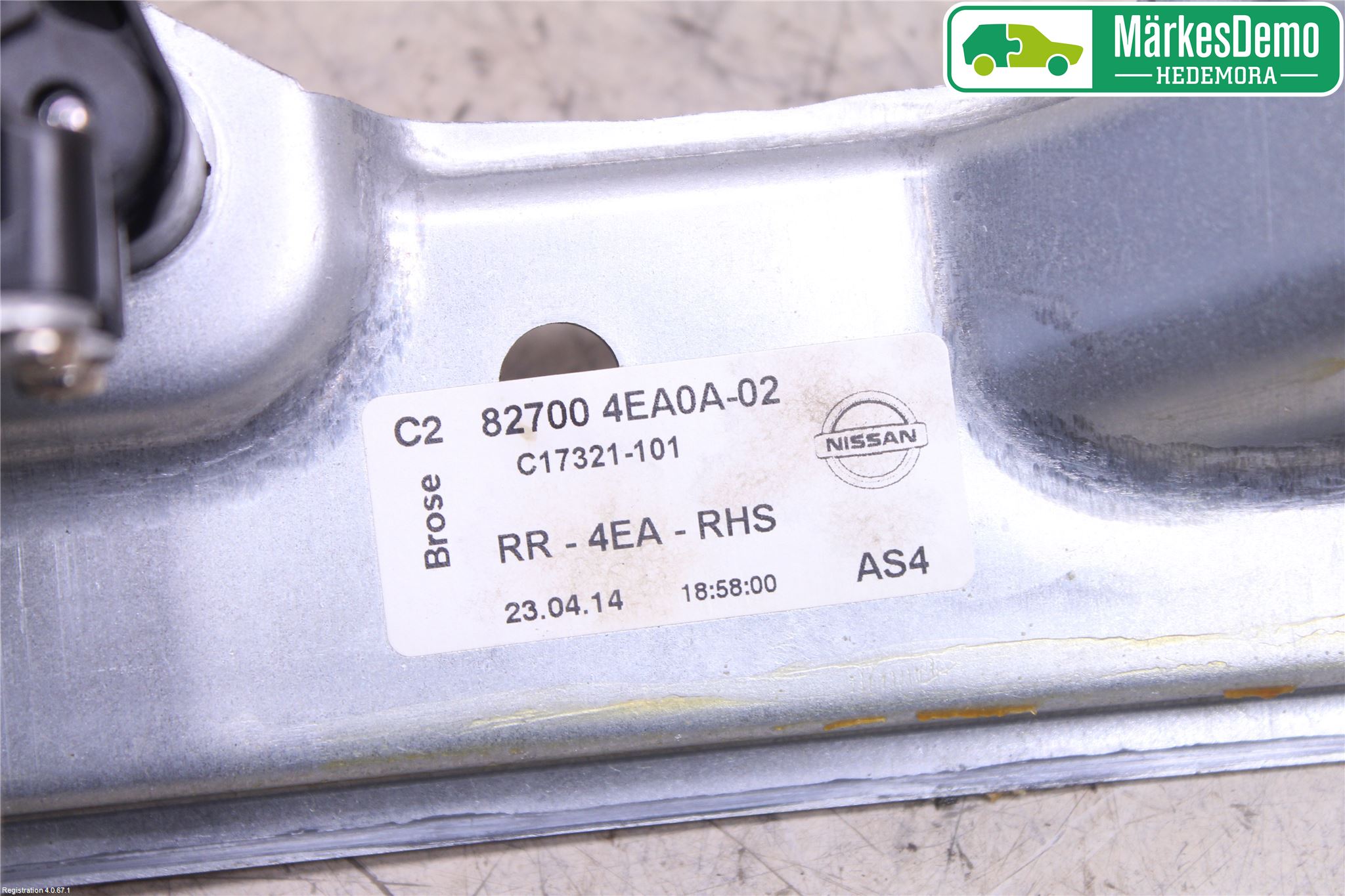 Nissan QASHQAI 14-17 Vindusheis El Komp