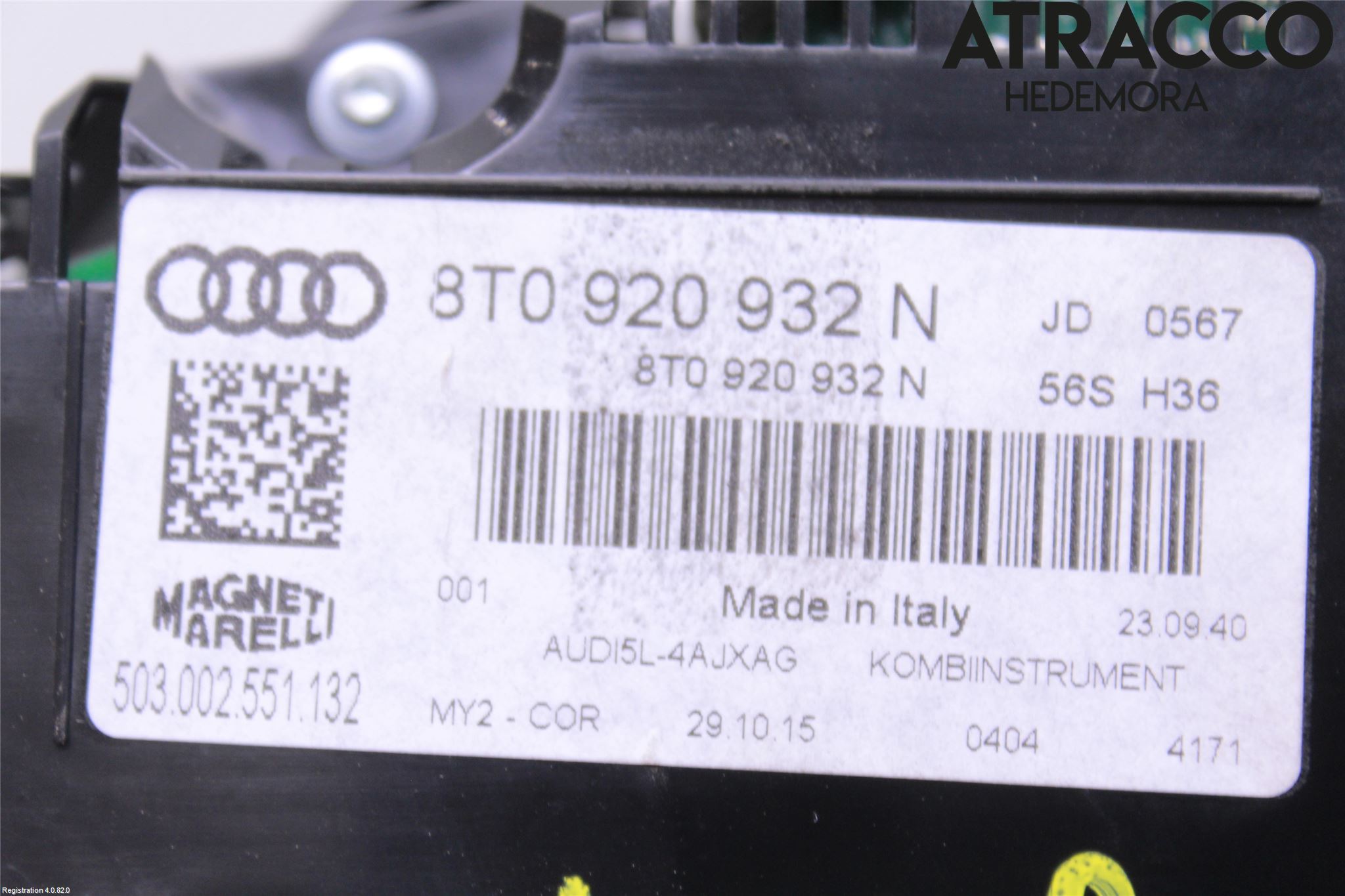 Audi A5 07-16 Instr Kombinert
