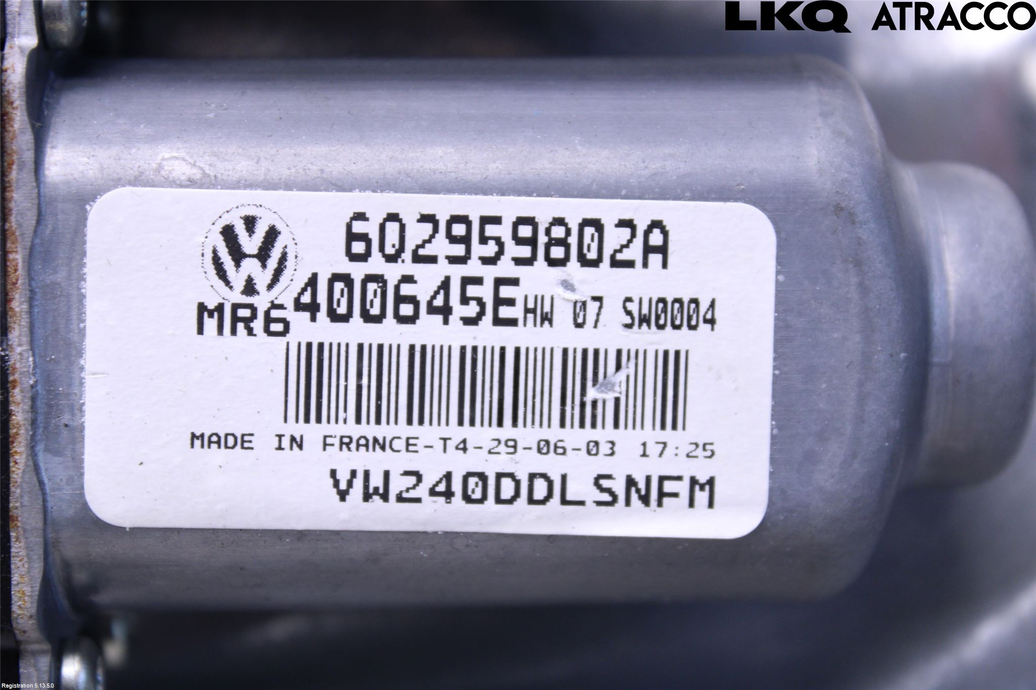 Volkswagen VW POLO 02-05 Vindusheis El Komp