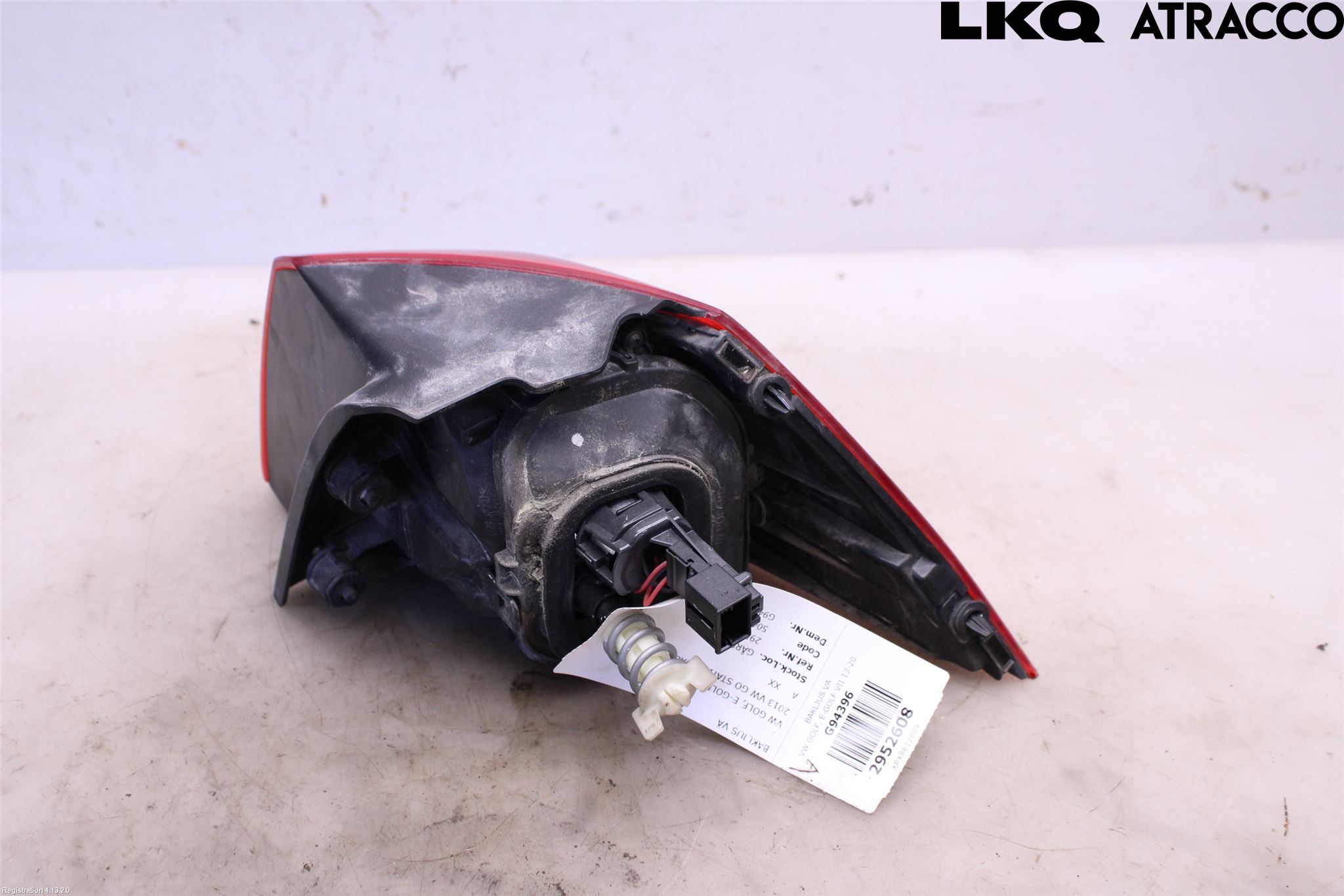 Volkswagen VW GOLF / E-GOLF VII 13-20 Baklykt Venstre