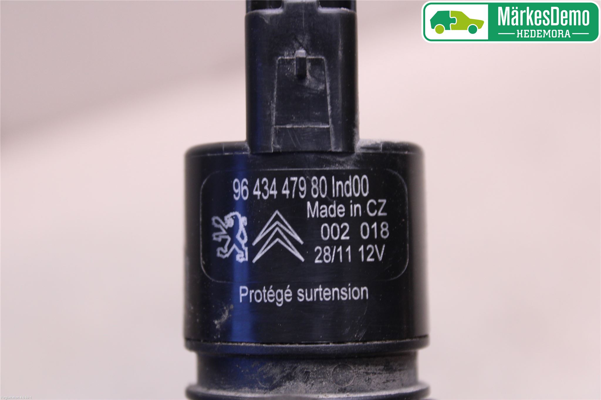 Peugeot 3008 09-16 Spylerpumpe Frontrute