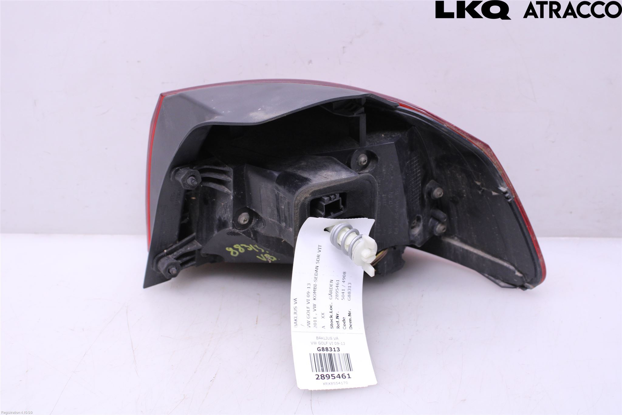 Volkswagen VW GOLF VI 09-13 Baklykt Venstre