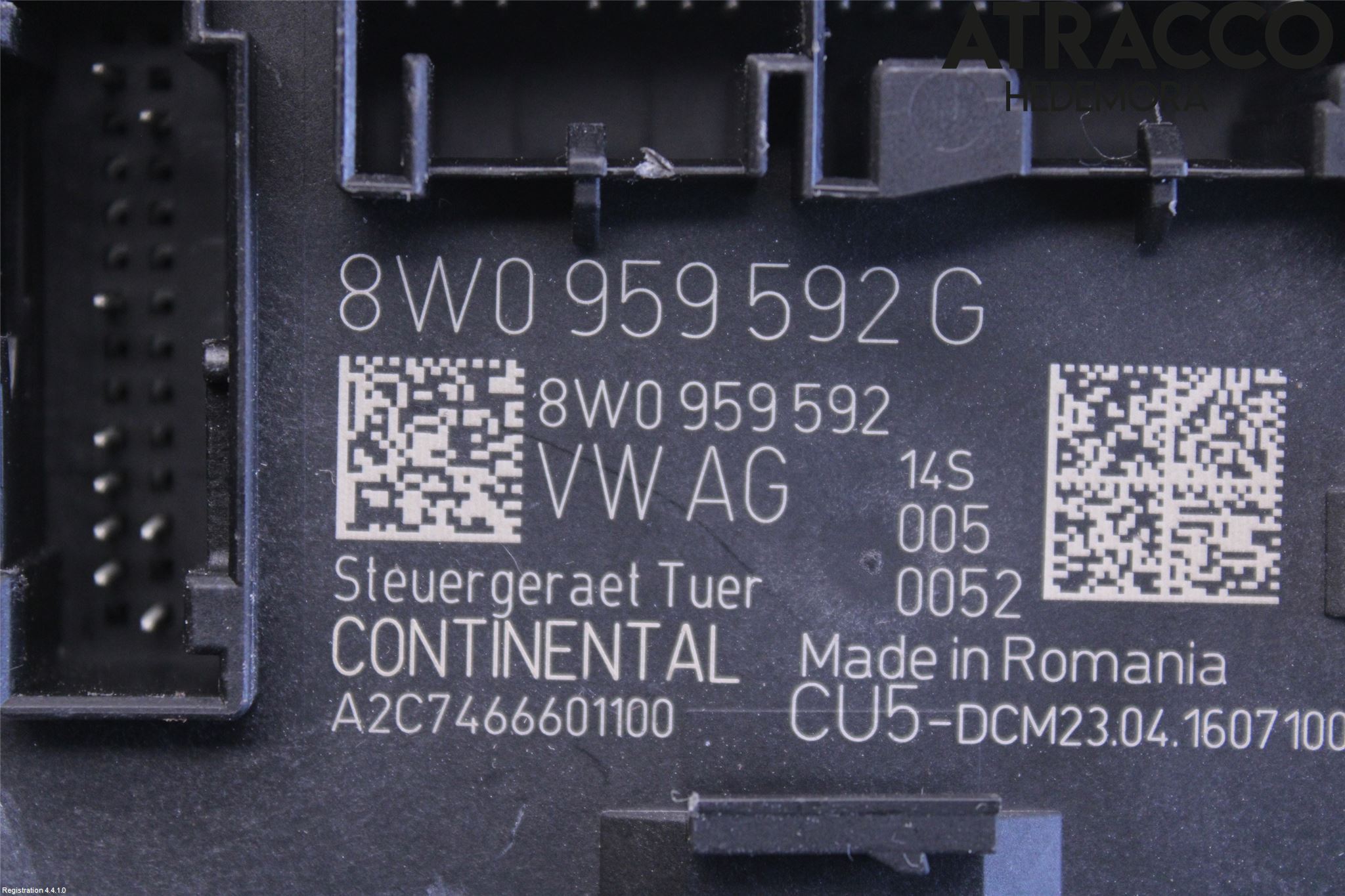 Audi A4/S4 B9 16-19 Styreenhet Dør