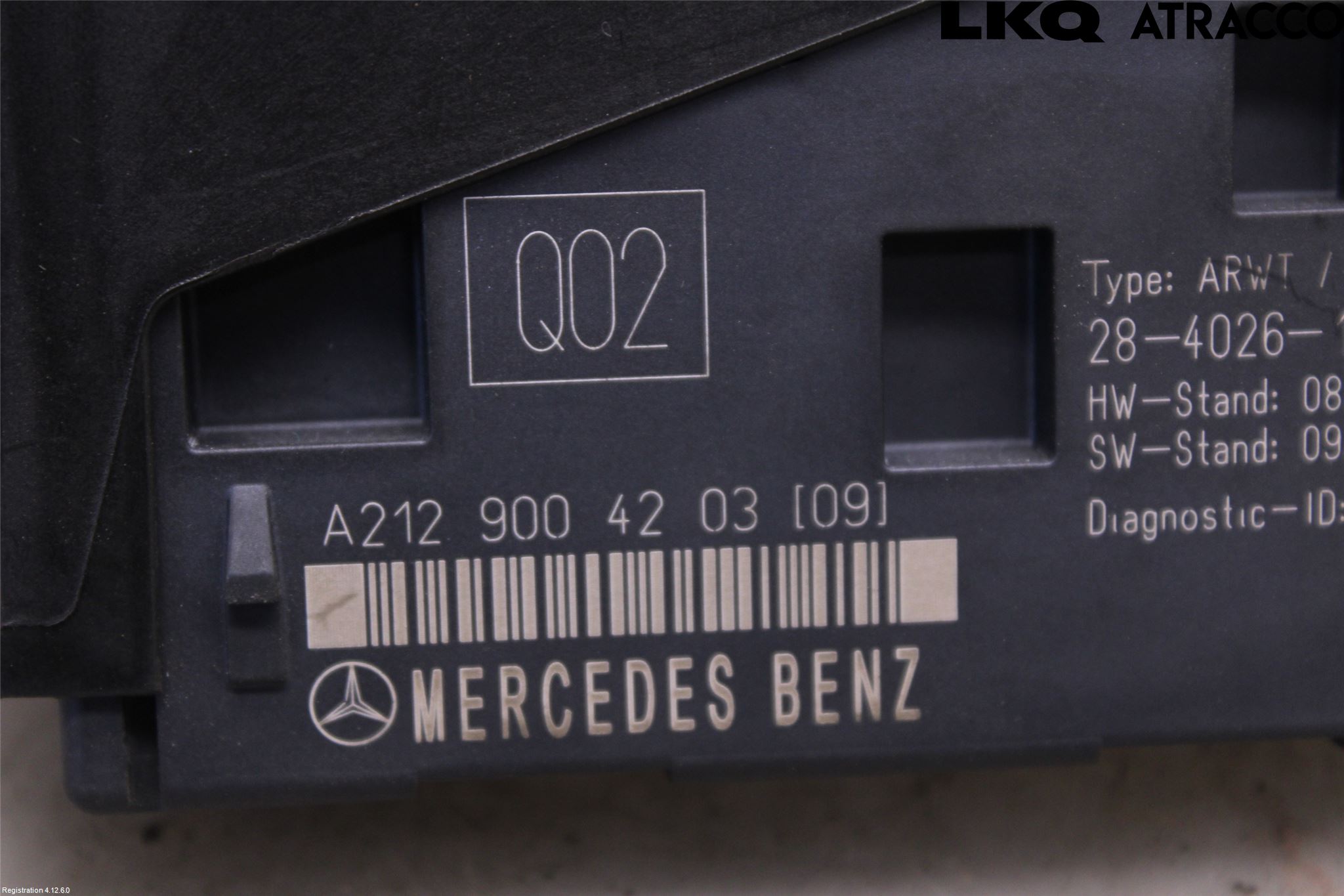 Mercedes-Benz MB E-KLASS (W212) 09-16 Styreenhet Øvrig