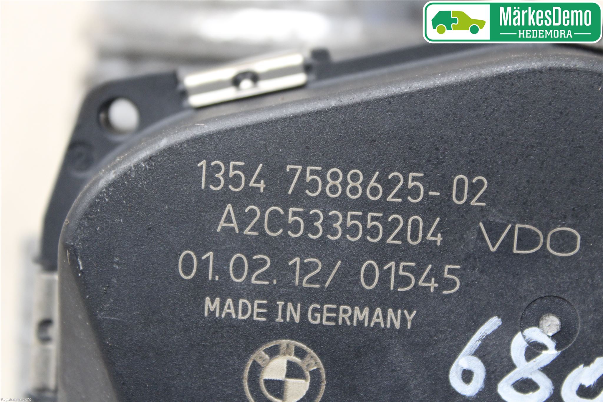BMW 3 F30/F31/F80 12-19 Inns Spjeldhus