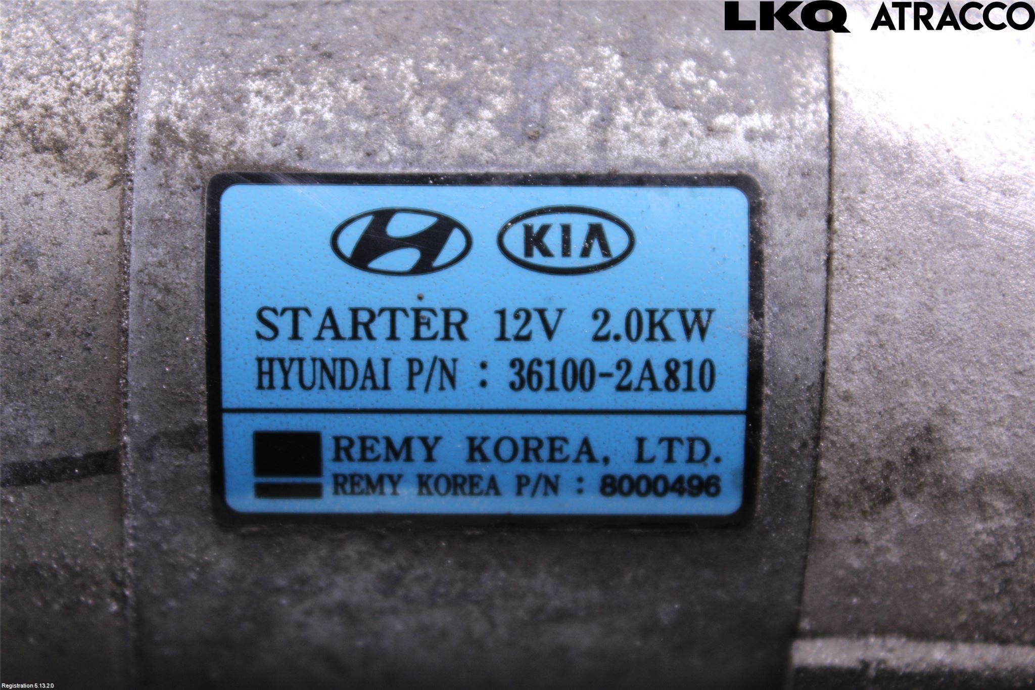 Kia OPTIMA 00-15 Startmotor Diesel