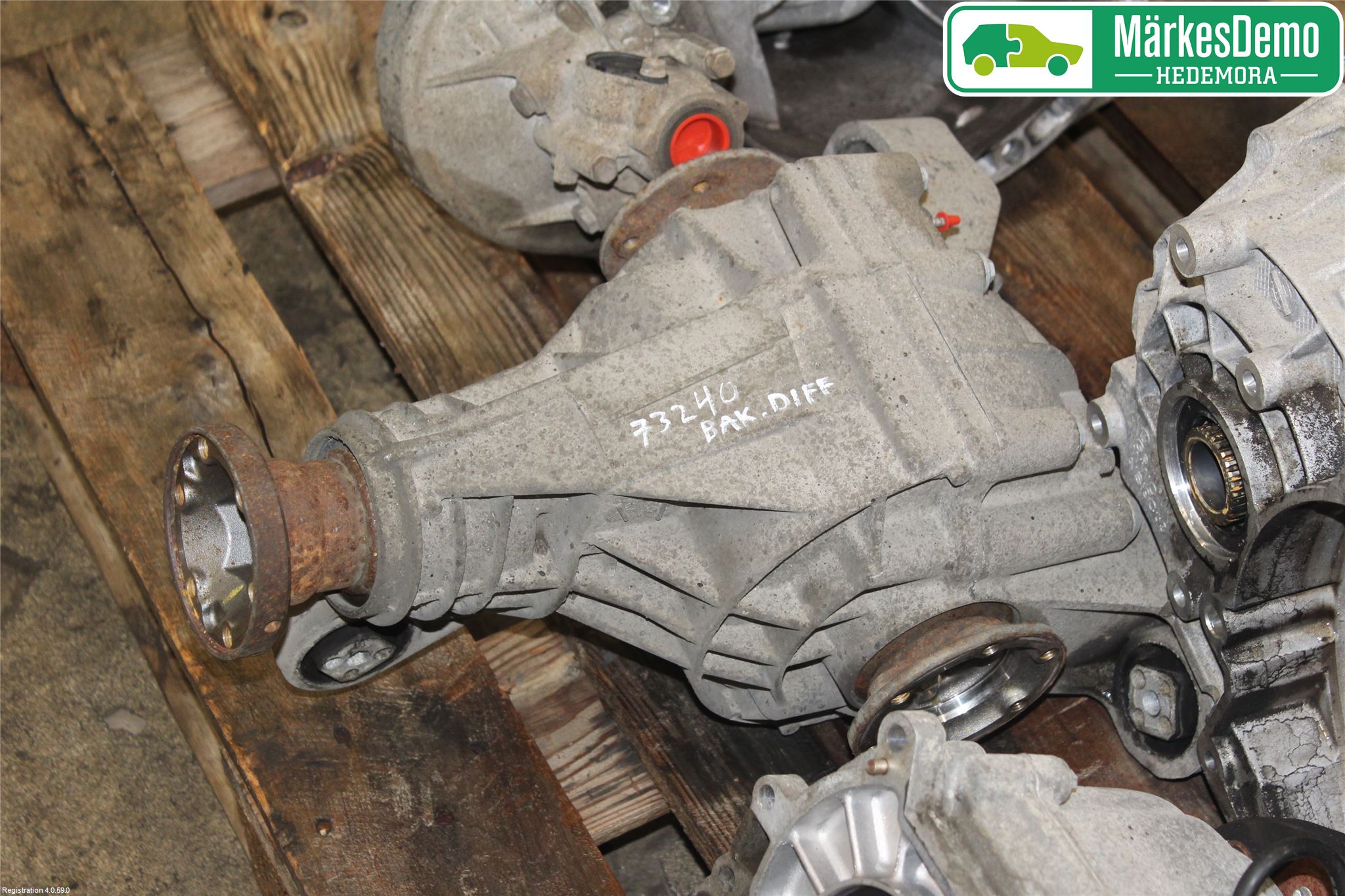 Audi Q7/SQ7 Bakaksel Kardang Bak -Diff