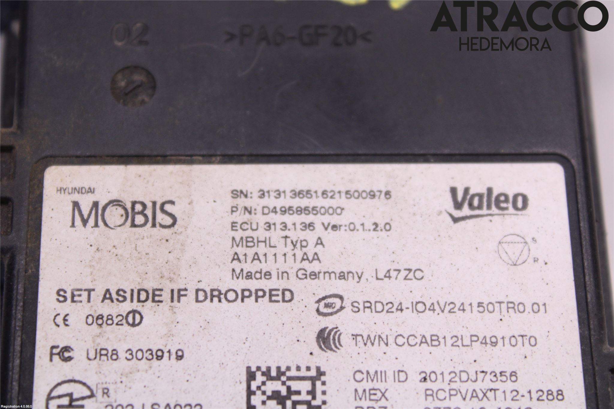 Kia OPTIMA 16-20 Sensor Kollisjonsbeskyttelse