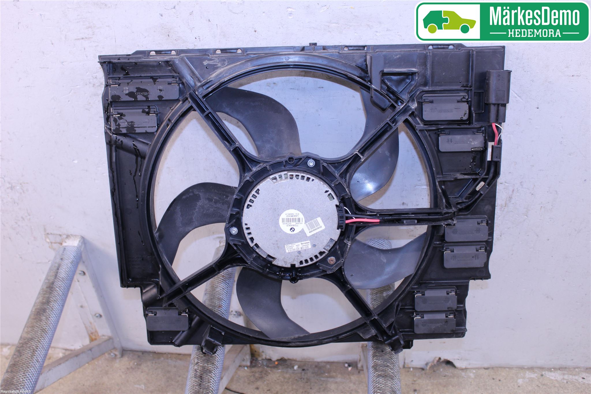 BMW 5 E60/61 Sed/Tou 02-10 Kjølevifte Elektrisk