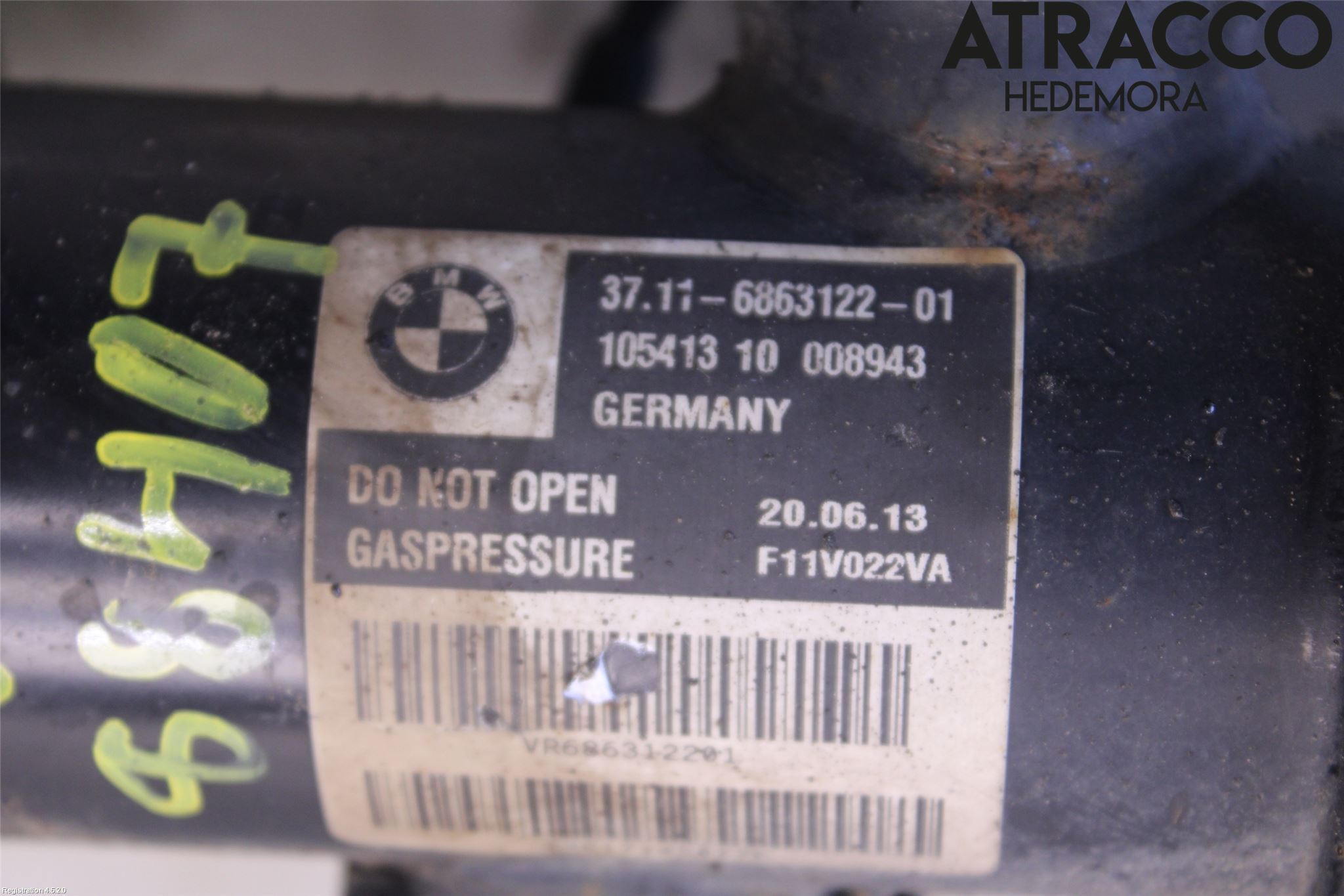 BMW 5 F10/F11/F18 09-17 Fjærbein Foran Høyre