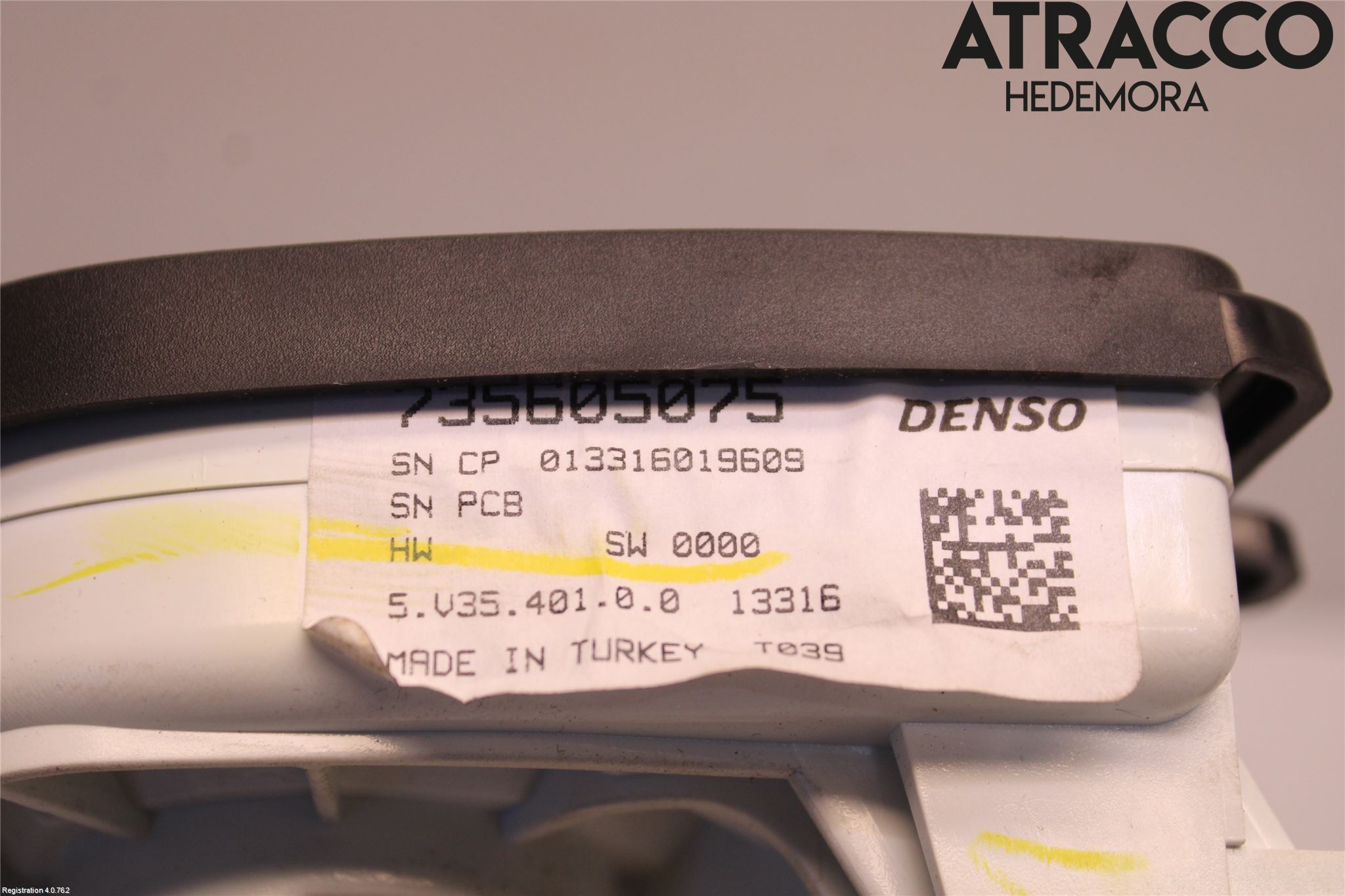 Fiat DOBLO CARGO Varme Ac Betjening-Display