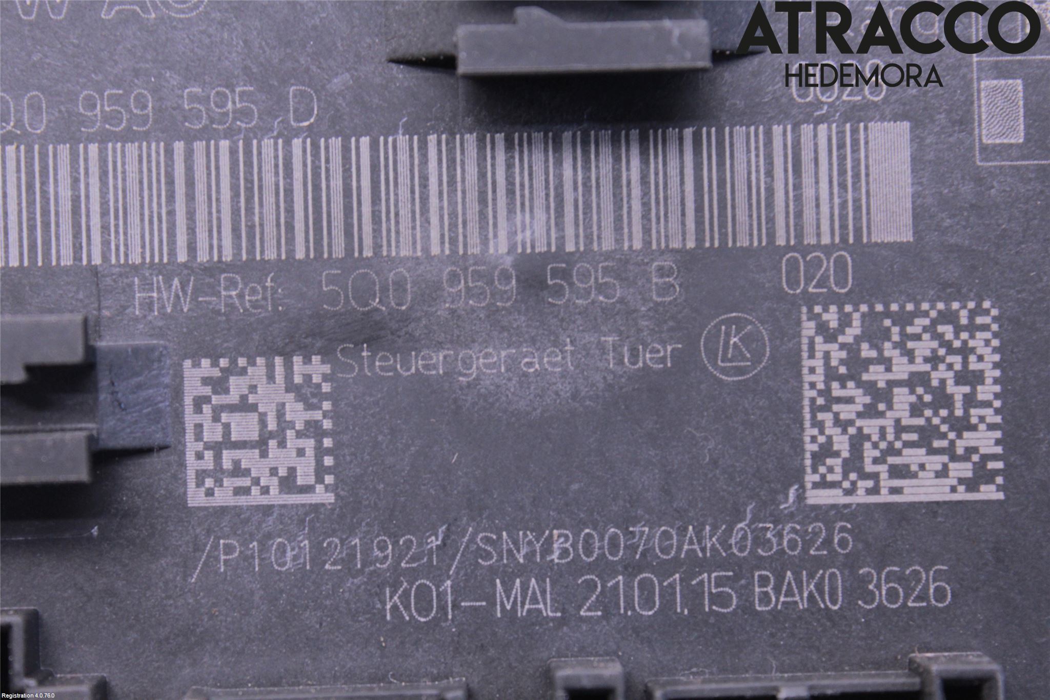 Audi A3/S3 8V 13-20 Styreenhet Dør