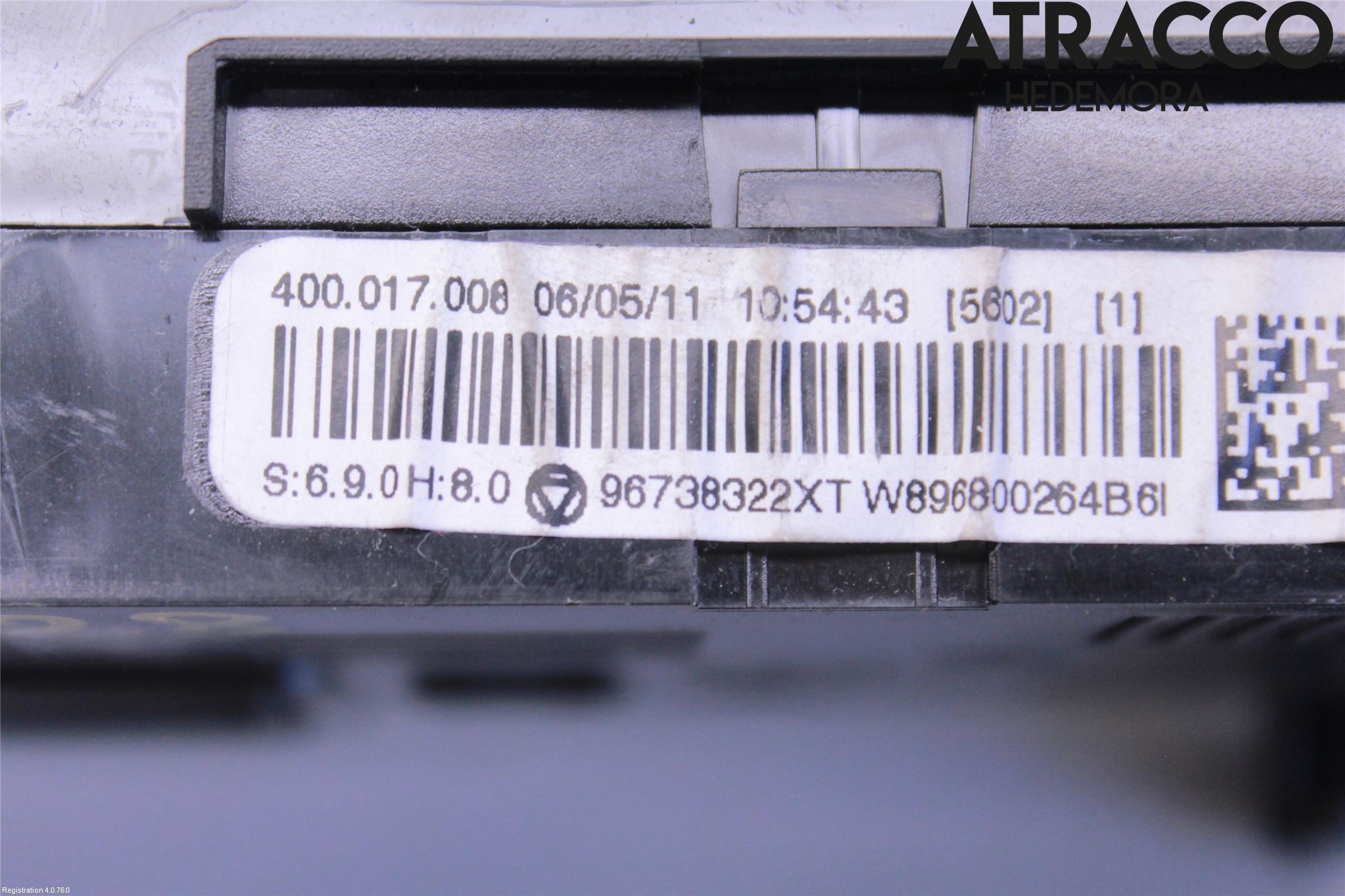 Peugeot 3008 09-16 Varme Ac Betjening-Display