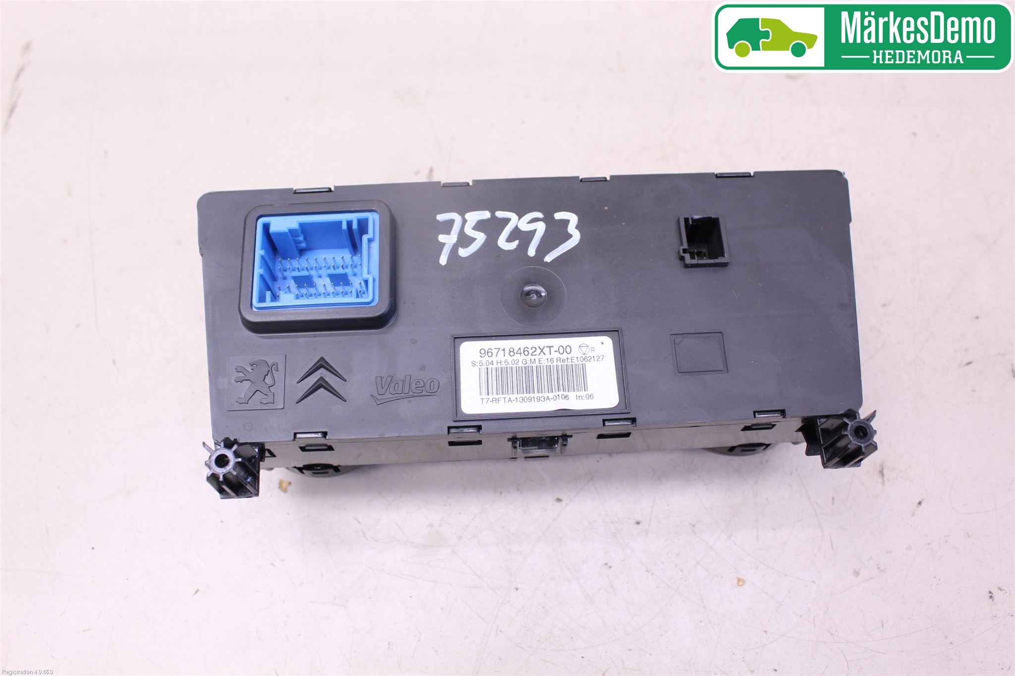 Peugeot 308 08-13 Varme Ac Betjening-Display
