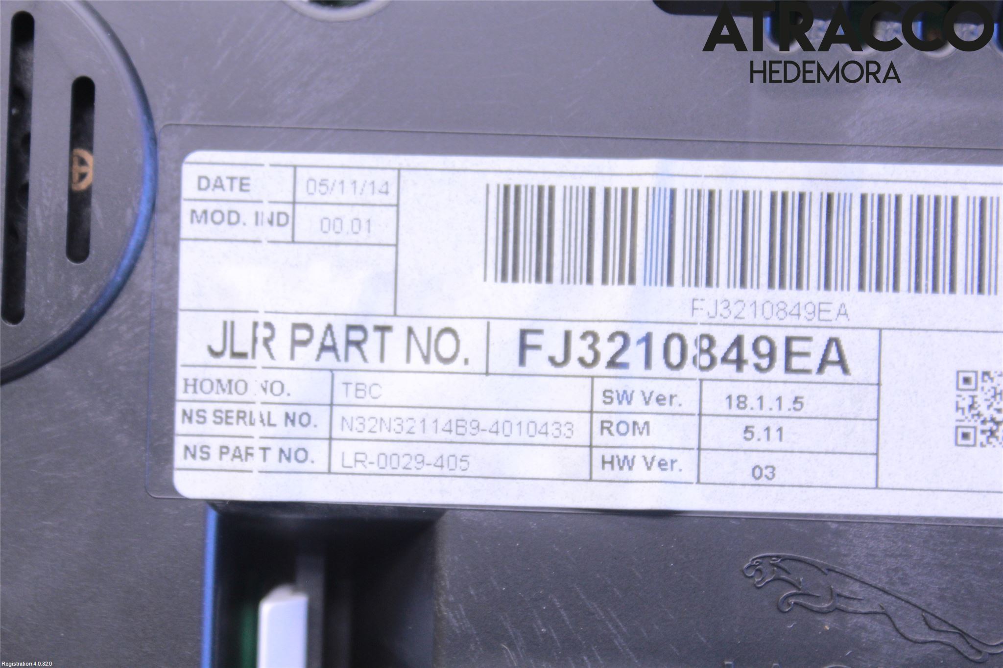 Landrover LAND ROVER RANGE ROVER EVOQUE (L538) 11-18 Instr Kombinert